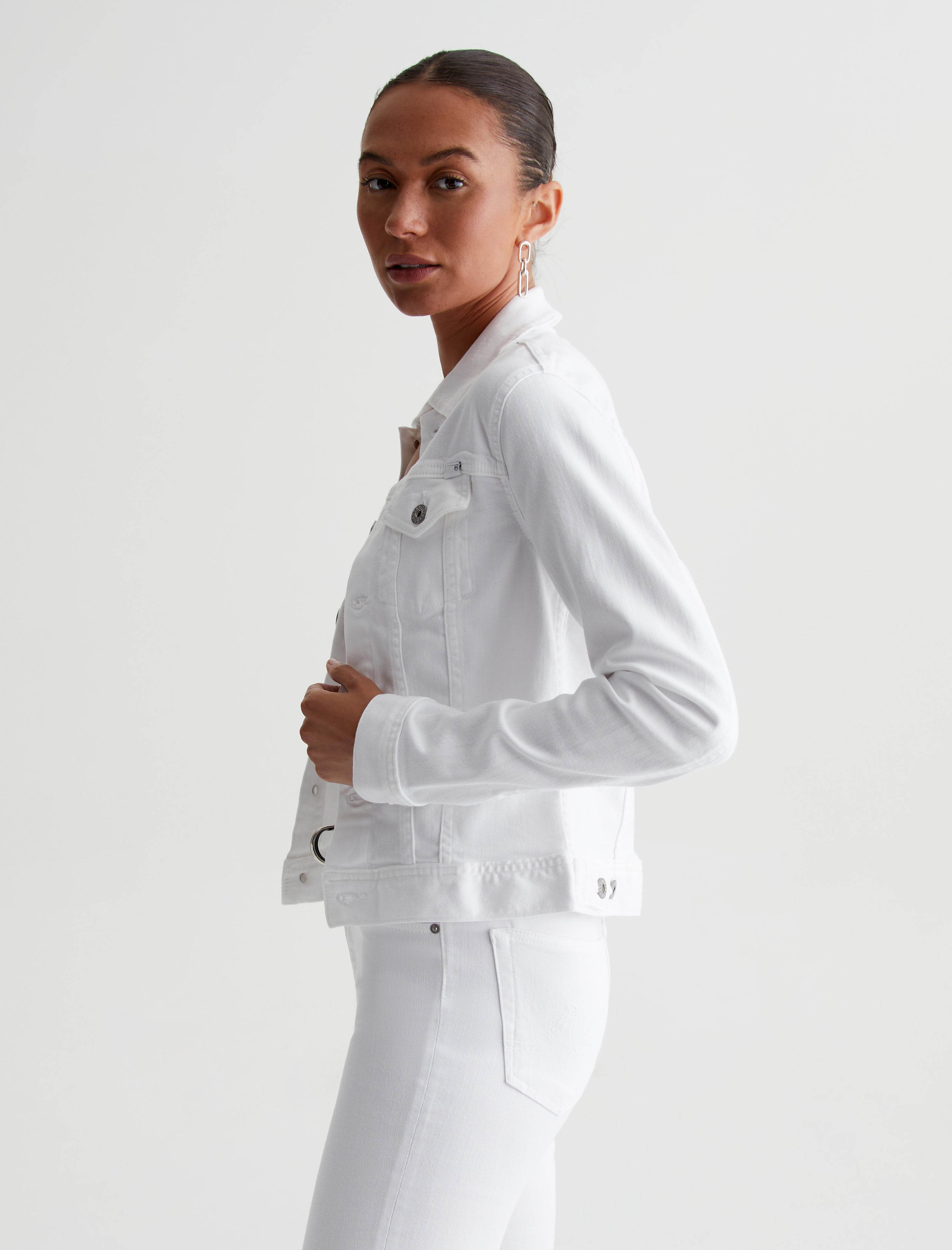 Women White Denim Jackets Female Spring Autumn Streetwear Pockets Button  Single Breasted Jeans Jacket Casual Korean Denim Coat - Jackets - AliExpress