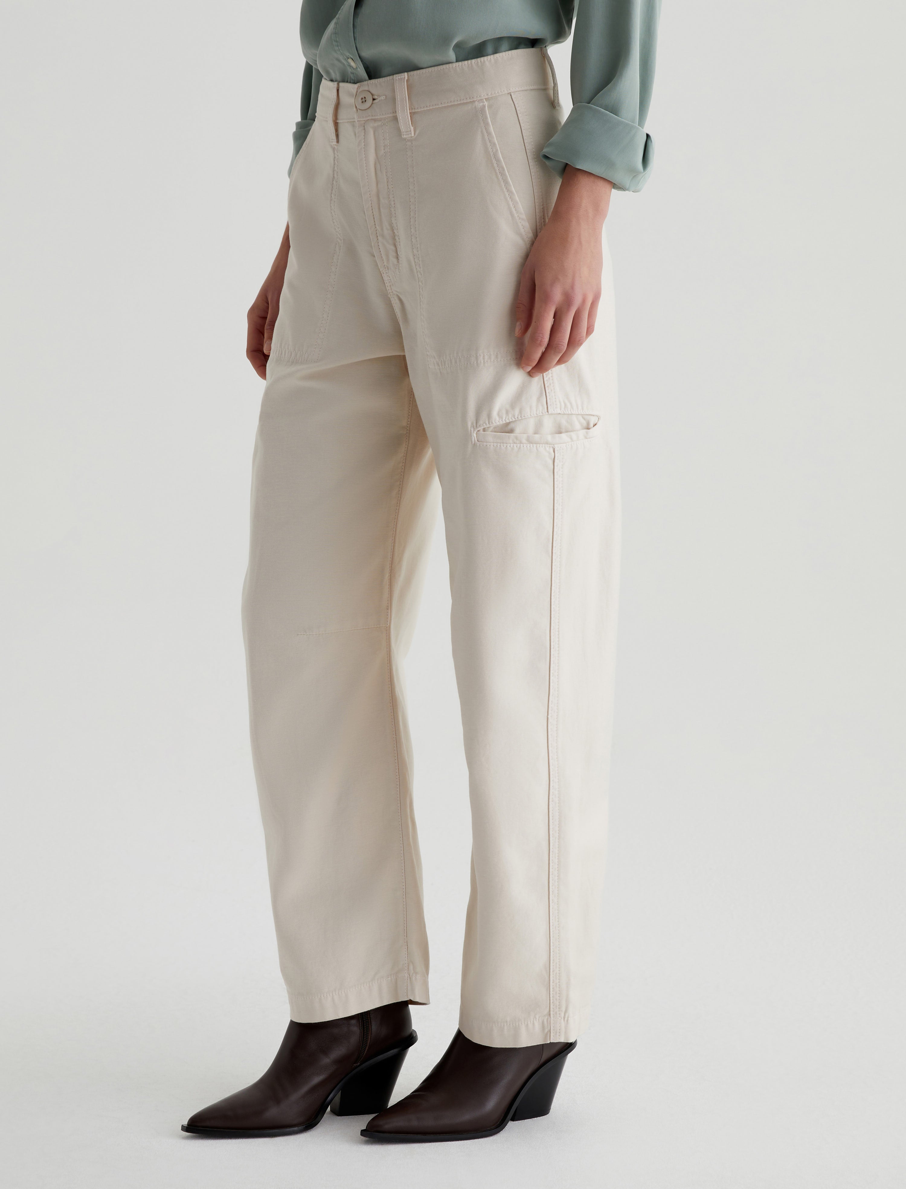 Hazal Opal Stone High-Rise Utility Barrel Women Bottom Photo 5
