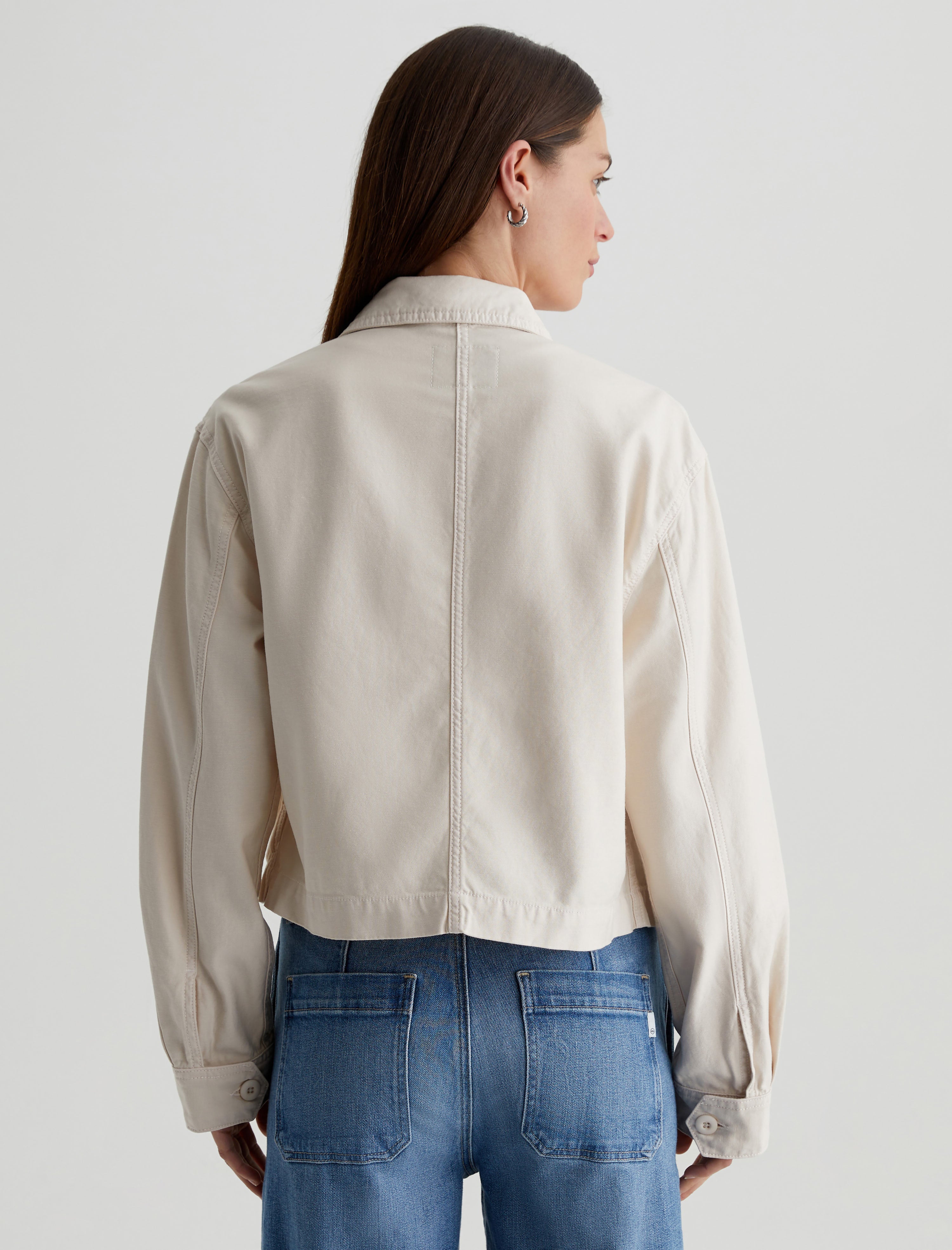Valleta Jacket Opal Stone Utility Shirt Jacket Women Top Photo 7