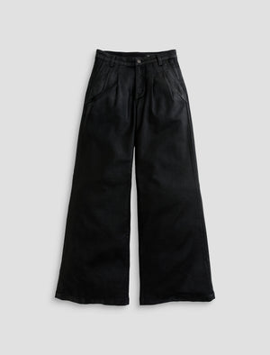 Dorine Ltt Lt Super Black Pleated Palazzo Women Bottom Photo 9