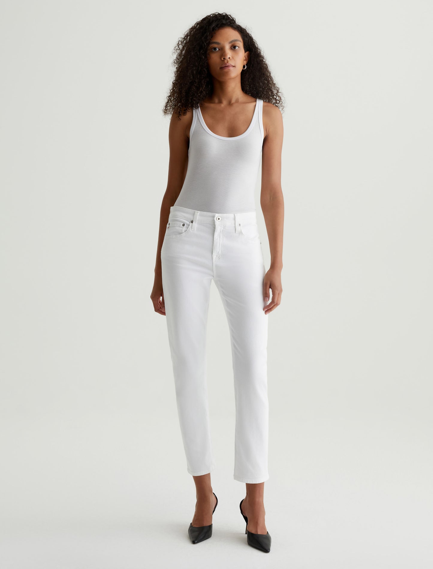 Jaxon Tank True White Classic Tank Women Top Photo 3