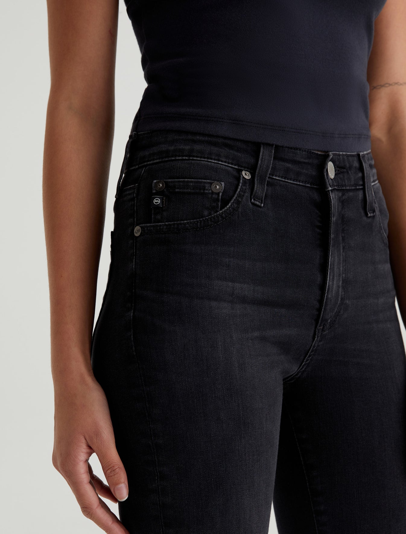 Mari Extended City View High-Rise Slim Straight Womens Bottom Photo 3