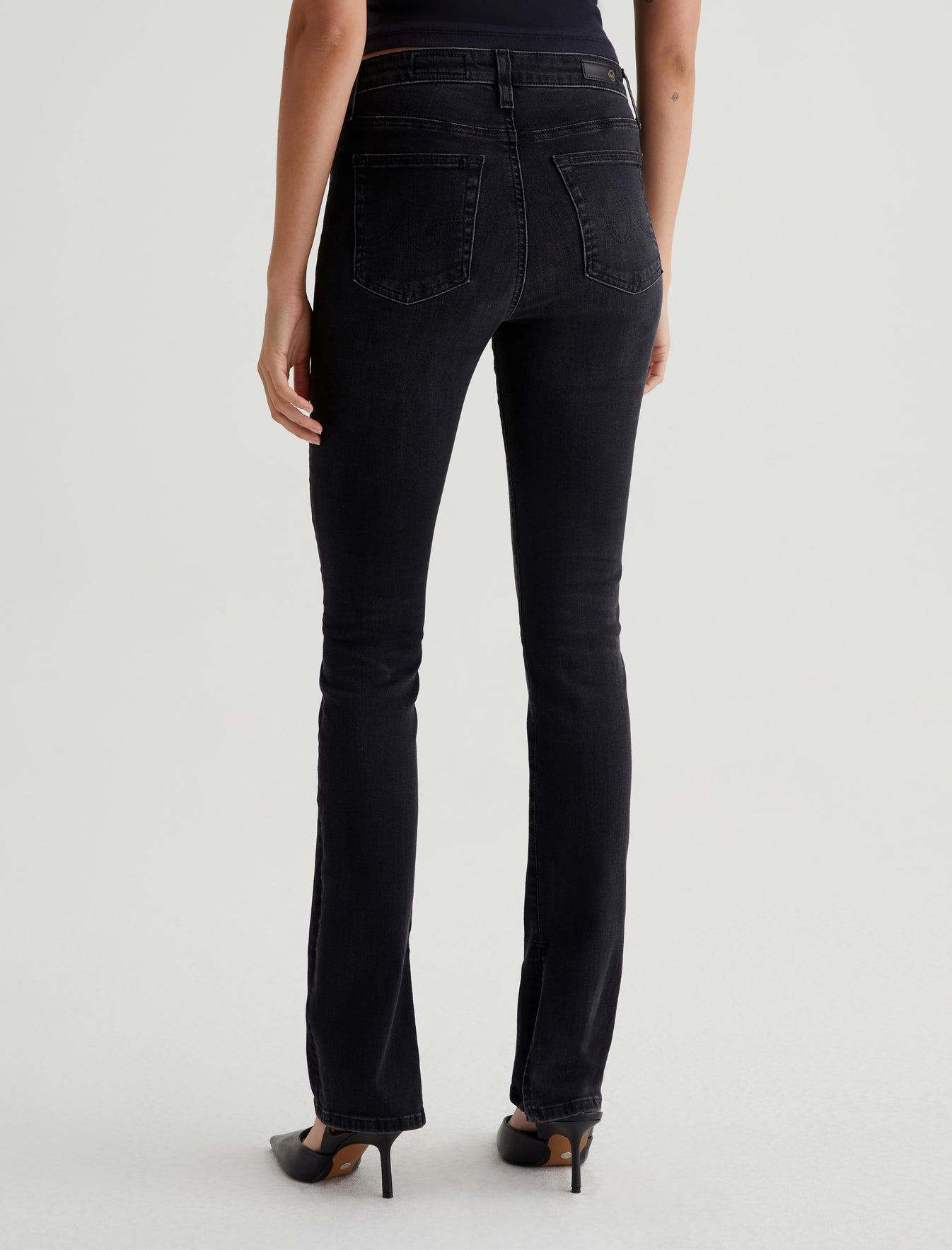 Mari Extended City View High-Rise Slim Straight Womens Bottom Photo 6