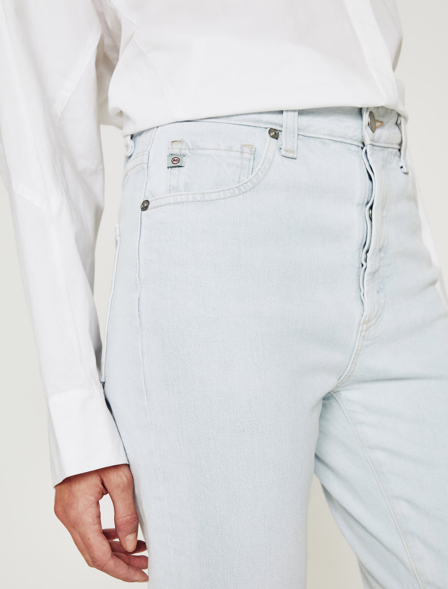 Saige Wide Leg Crop Dried Spring High-Rise Fit Womens Bottom Photo 3