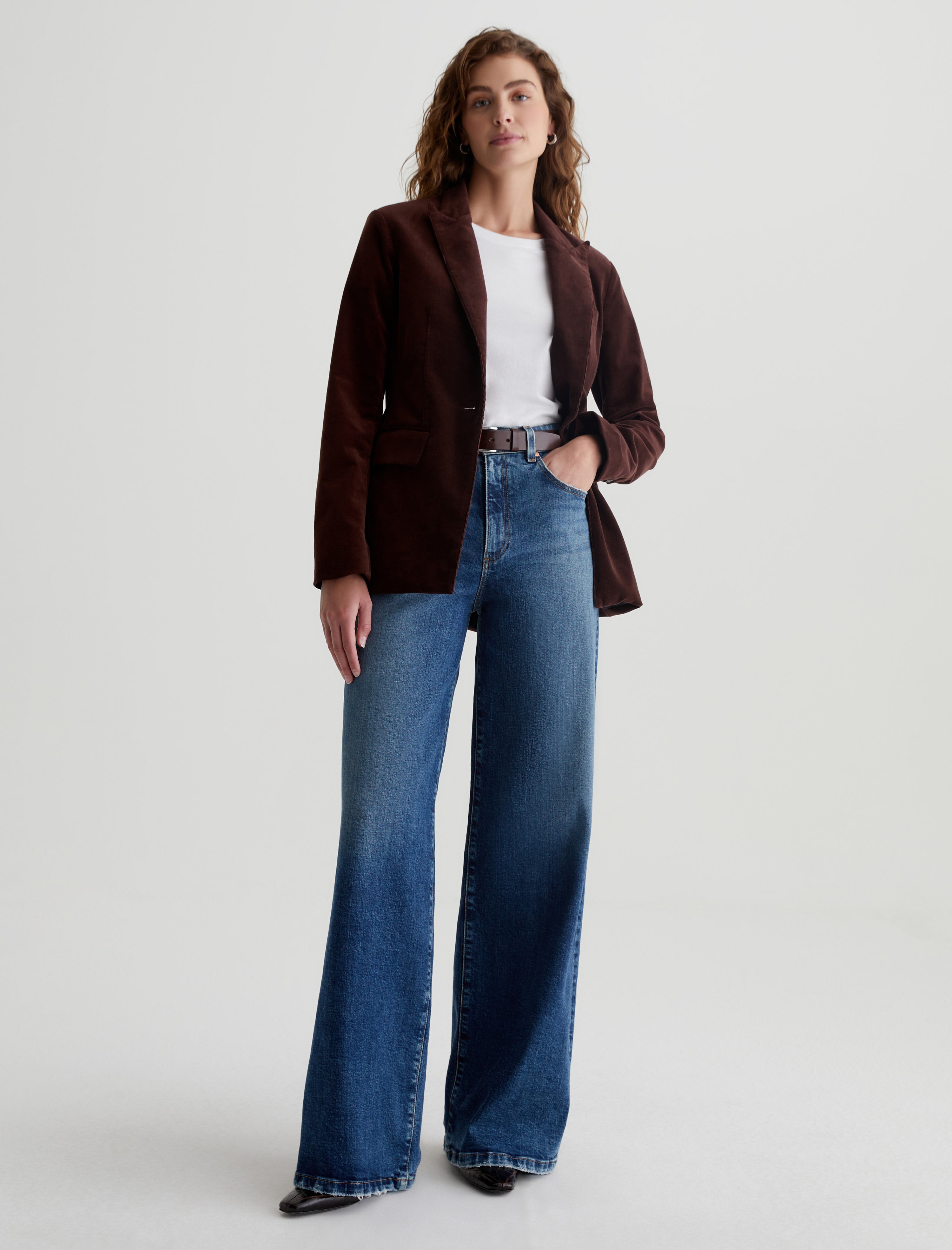 Deven 15 Years Firenze AG-ed™ High-Rise Ultra Wide Leg Denim Women Bottom Photo 1
