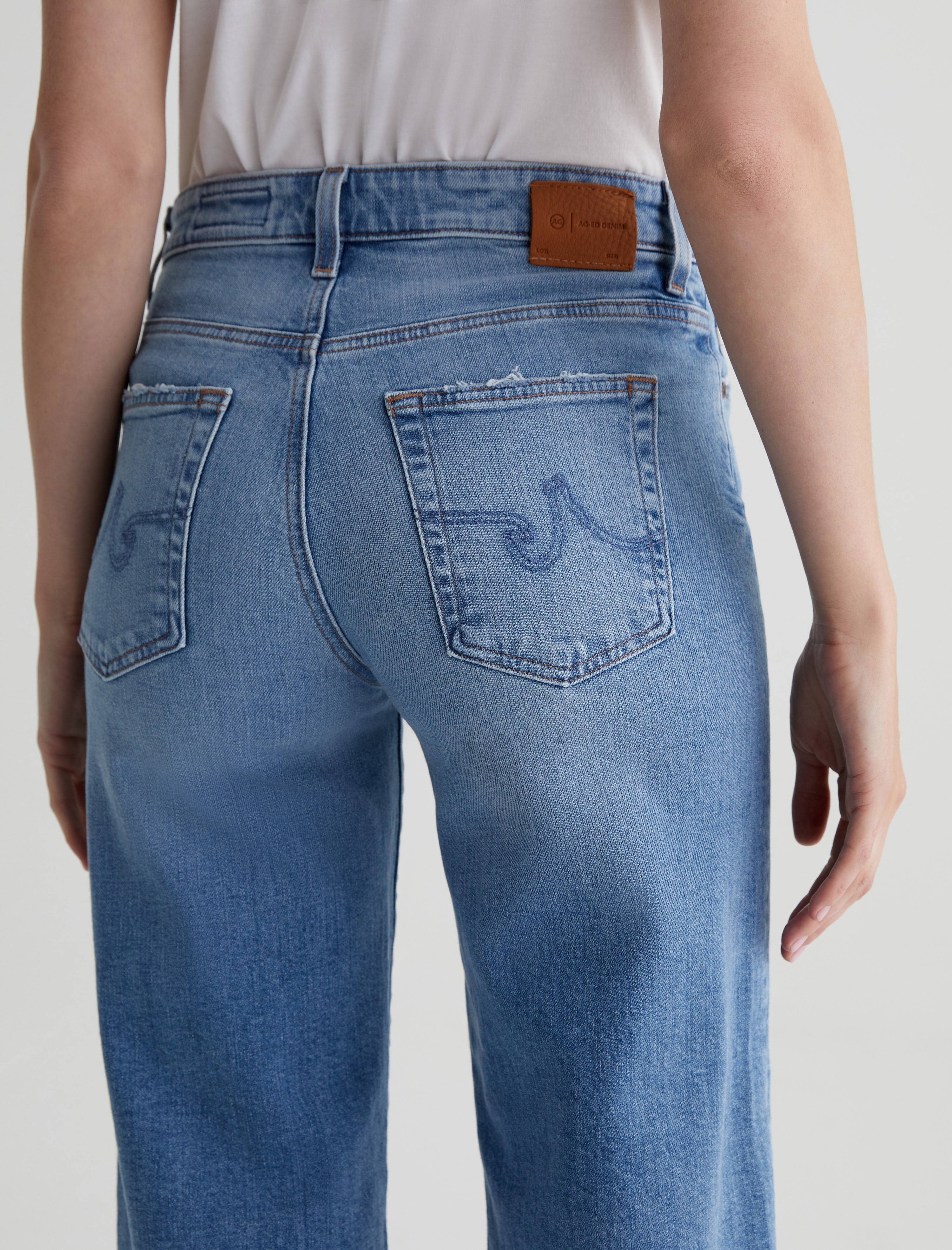Saige Wide Leg Crop 18 Years Oslo AG-ed™ High-Rise Straight Leg Denim Women Bottom Photo 6