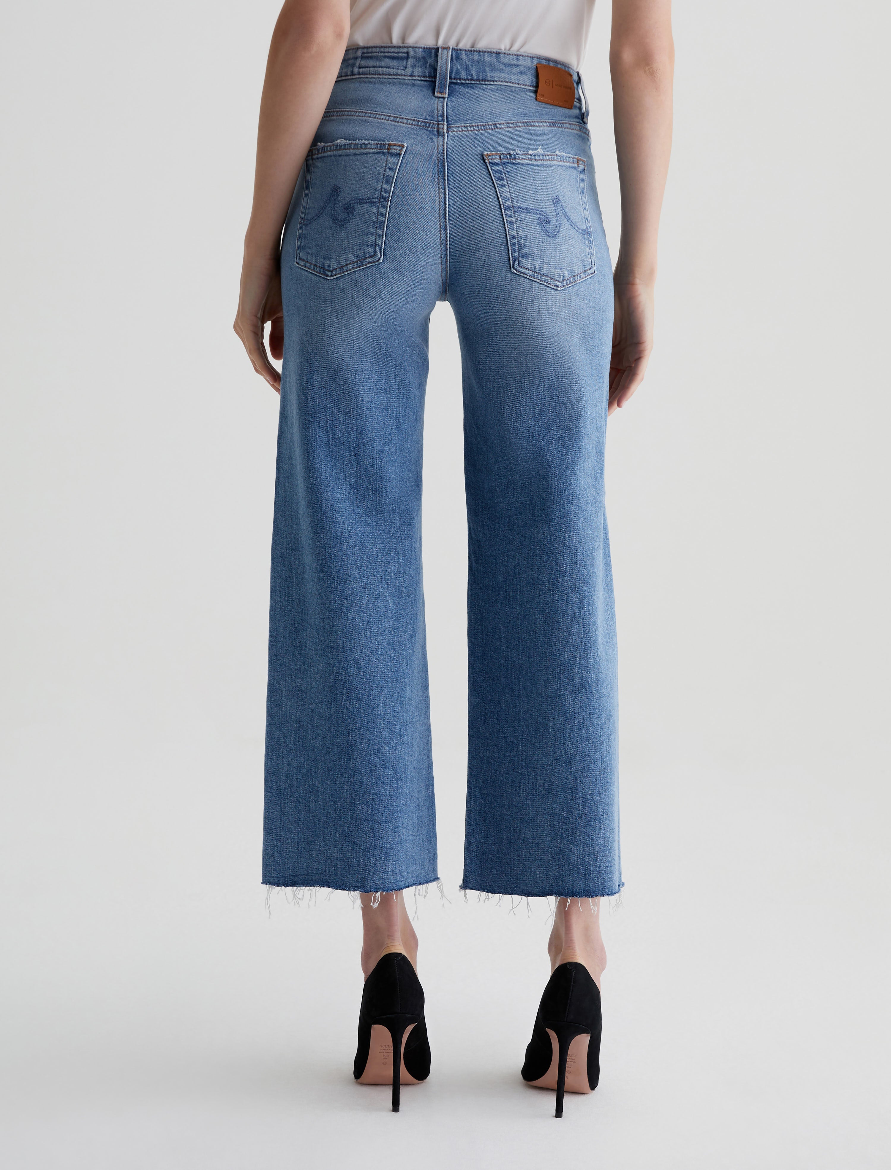 Saige Wide Leg Crop 18 Years Oslo AG-ed™ High-Rise Straight Leg Denim Women Bottom Photo 7