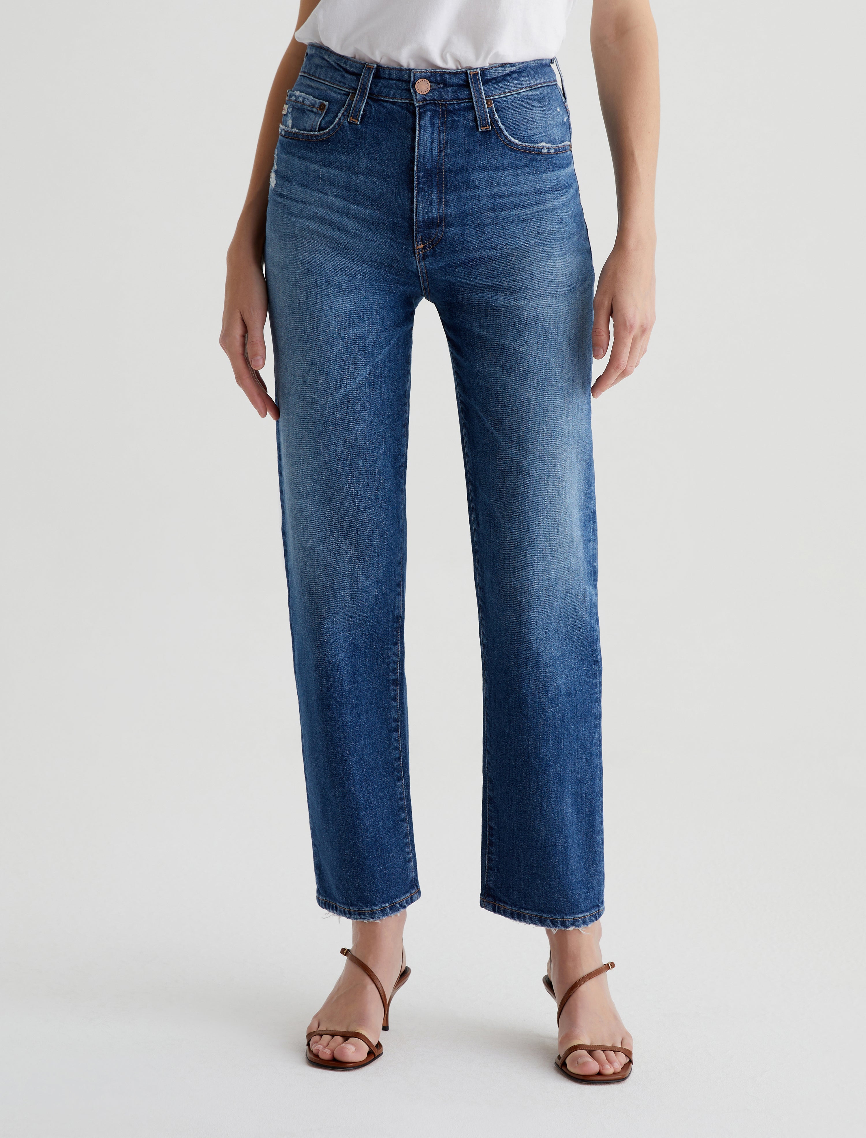 Rian 14 Years Stereo AG-ed ™ High-Rise Straight Denim Women Bottom Photo 2