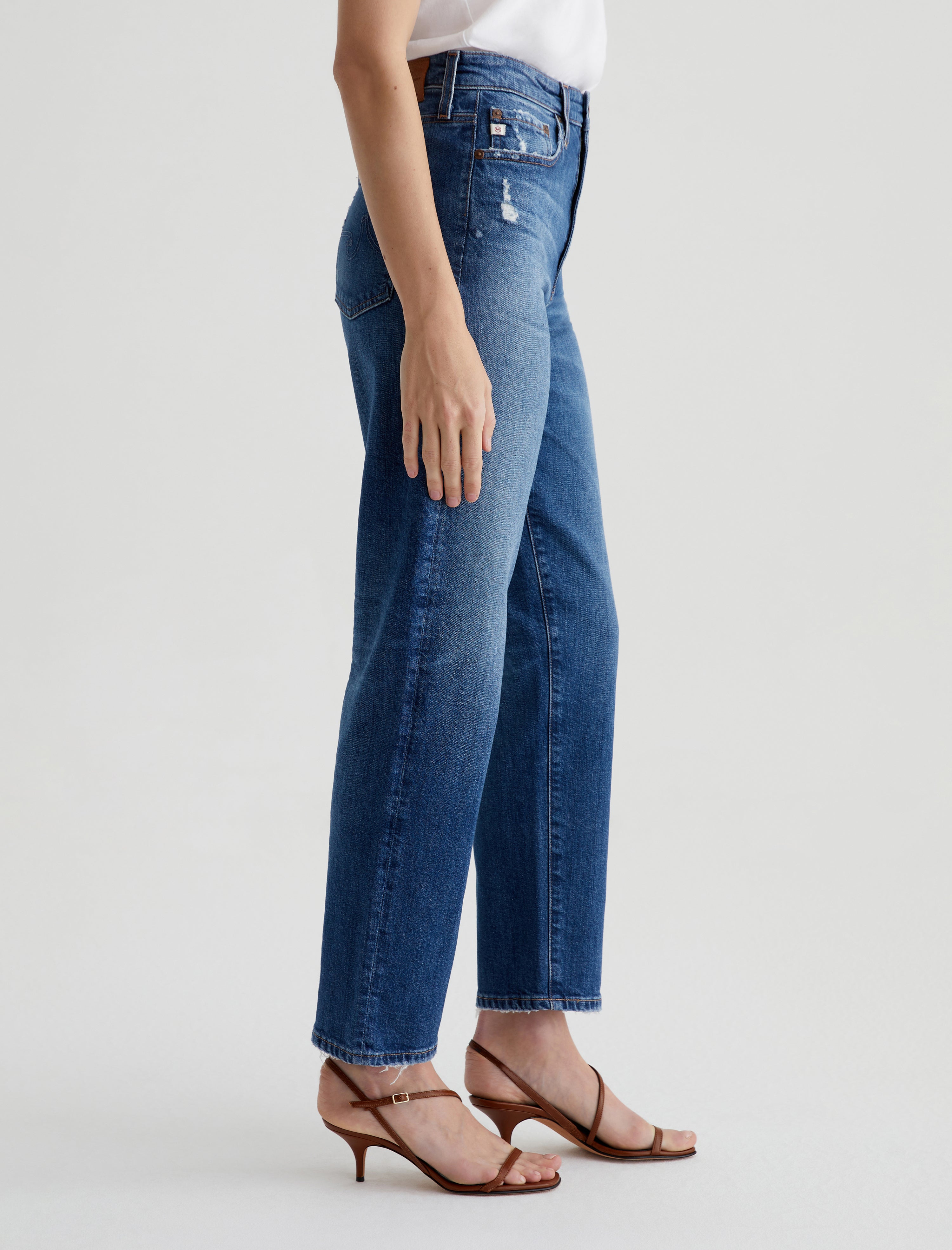 Rian 14 Years Stereo AG-ed ™ High-Rise Straight Denim Women Bottom Photo 4