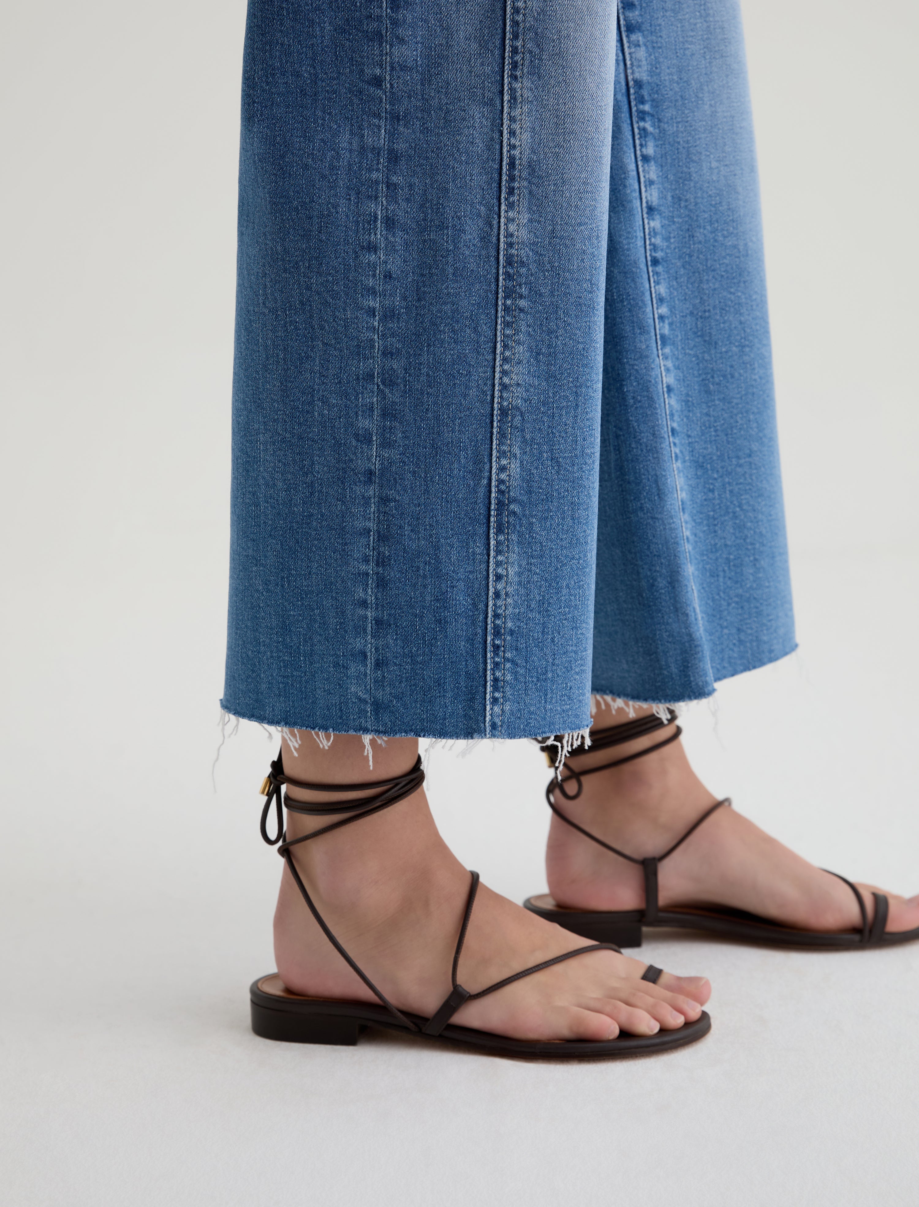 Saige Wide Leg Crop With Panel Rosarito Mid-Rise Paneled Fit Women Bottom Photo 5