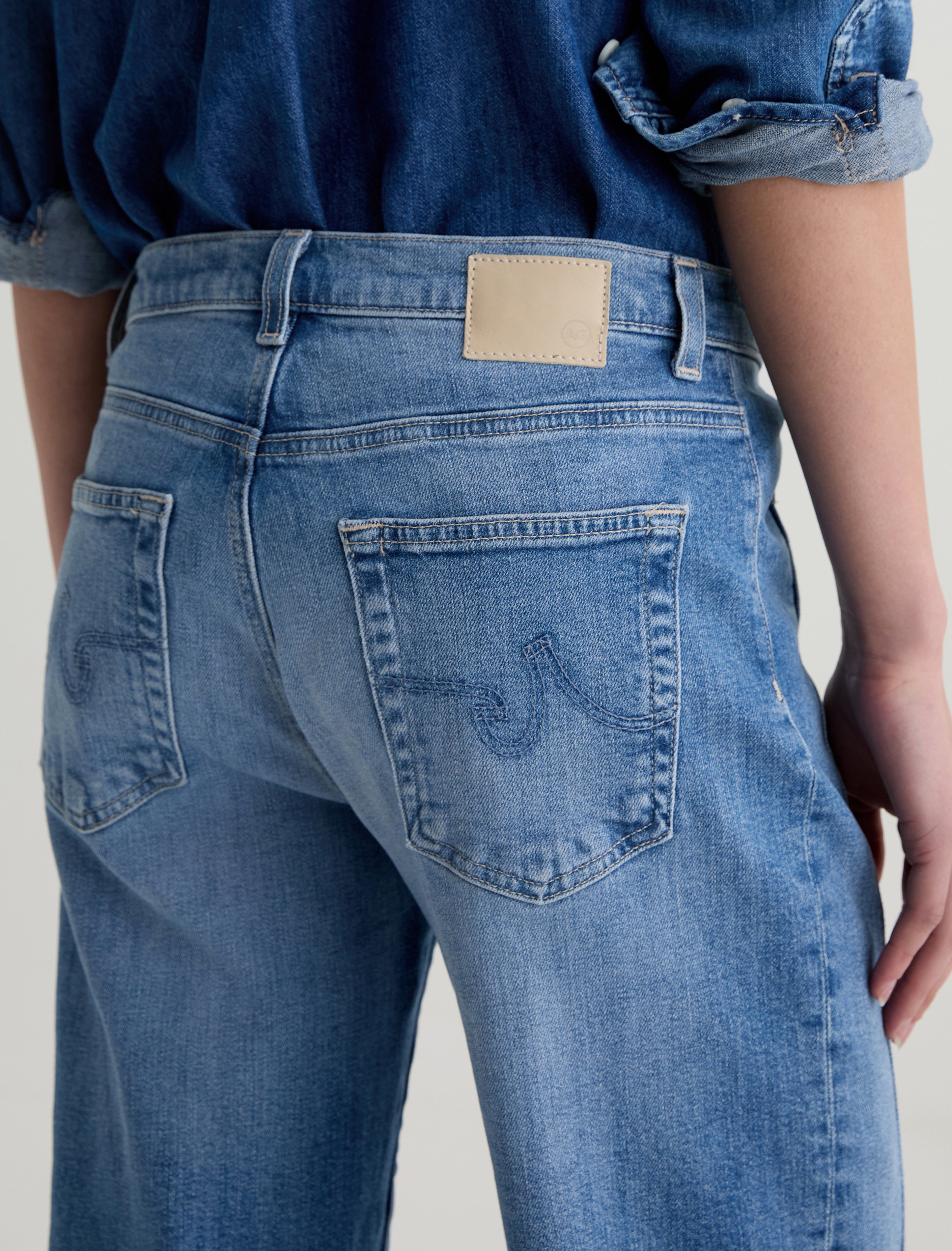 Saige Wide Leg Crop With Panel Rosarito Mid-Rise Paneled Fit Women Bottom Photo 6