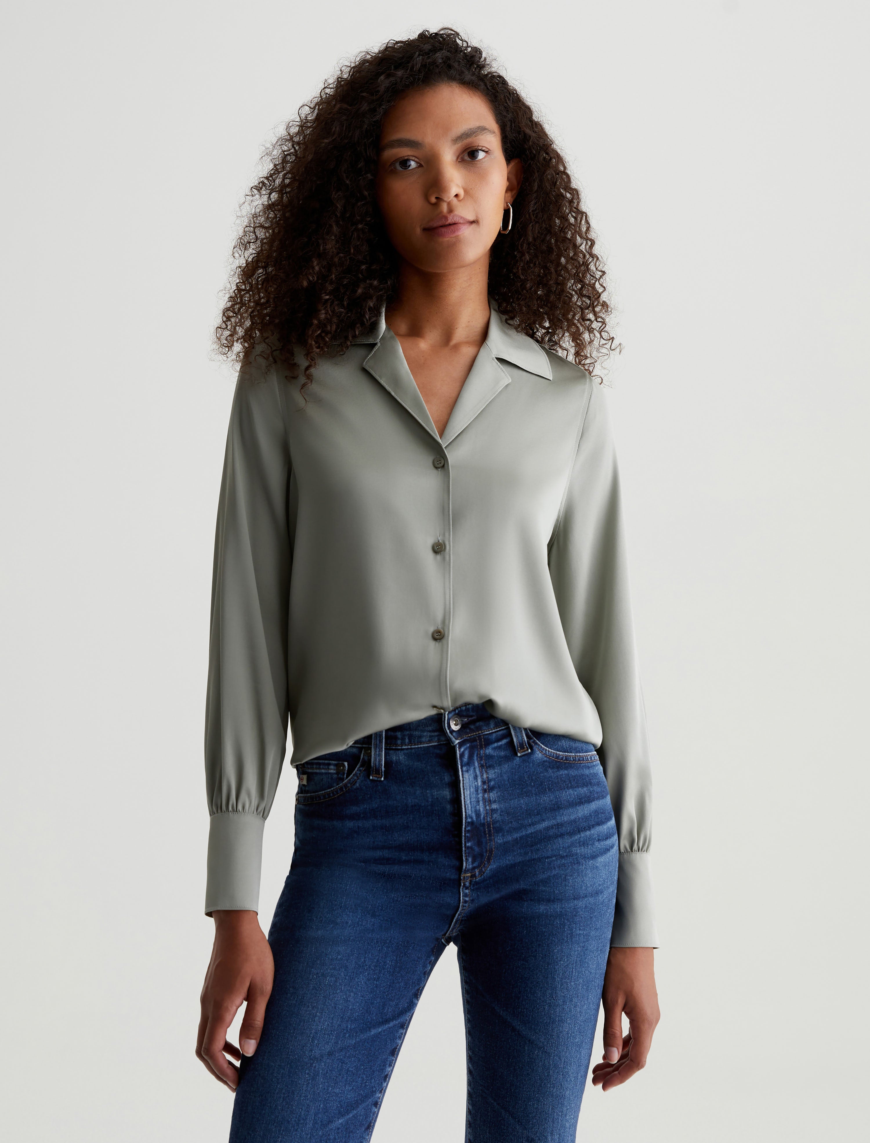 Women Valerie Blouse Fresh Vetiver at AG Jeans Official Store