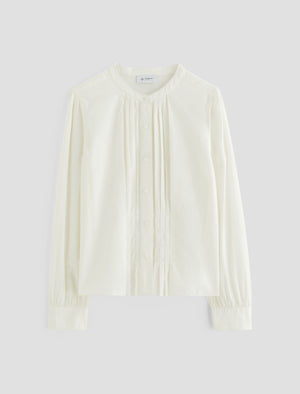 Adalyn Powder Pintuck Blouse Women Top Photo 9