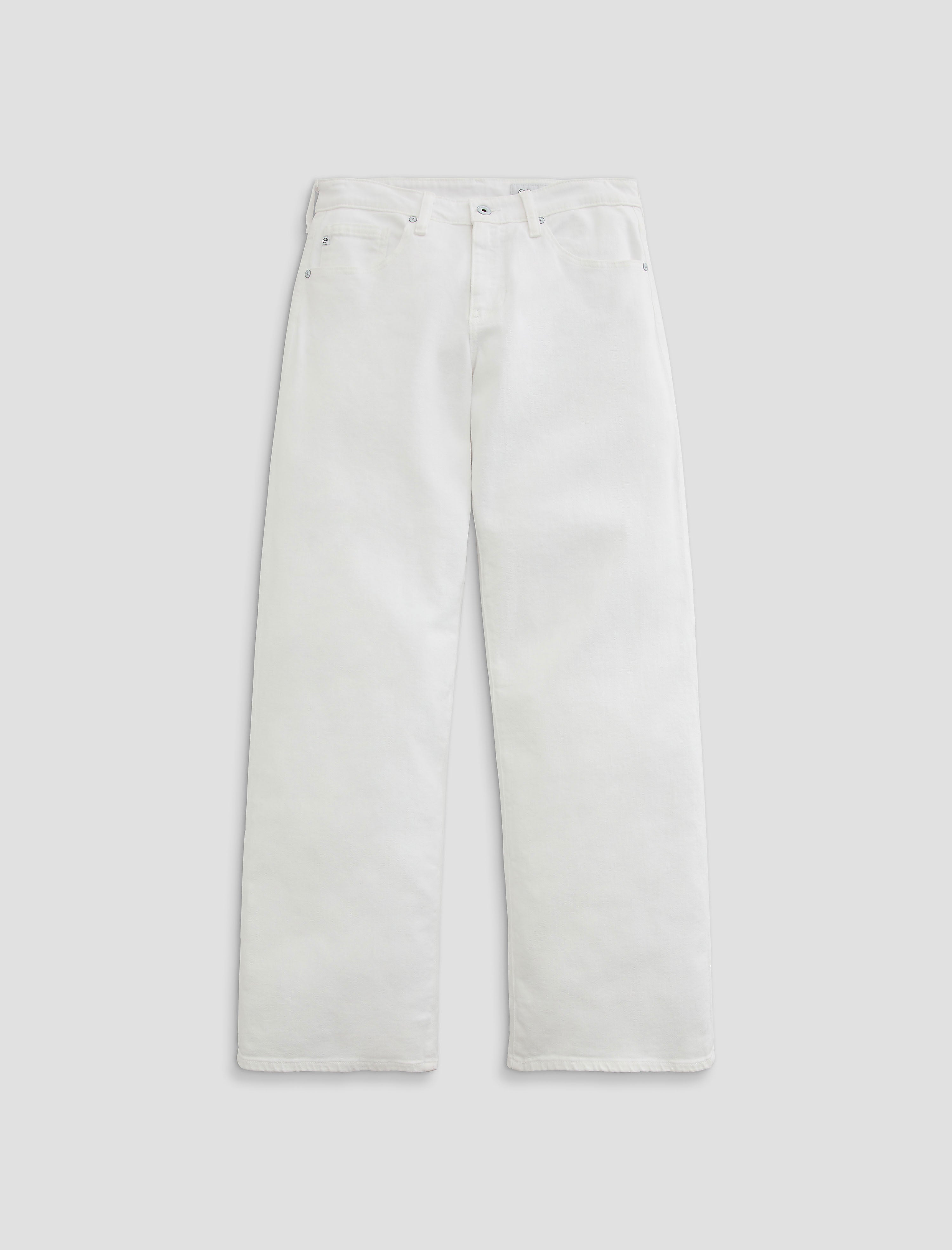 Adria Gallery White Low-Rise Wide Leg Women Bottom Photo 9