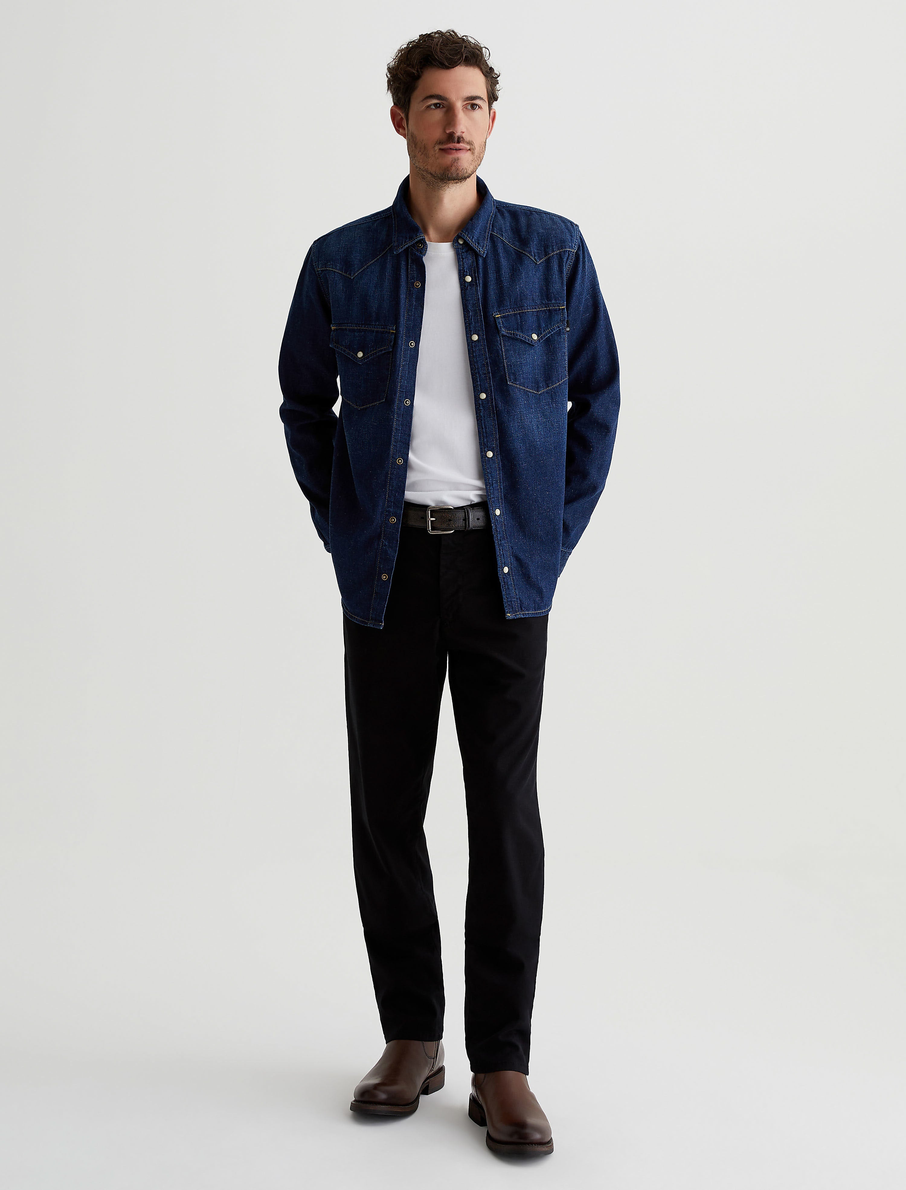 Men Aiden Western Shirt Exhibition at AG Jeans Official Store