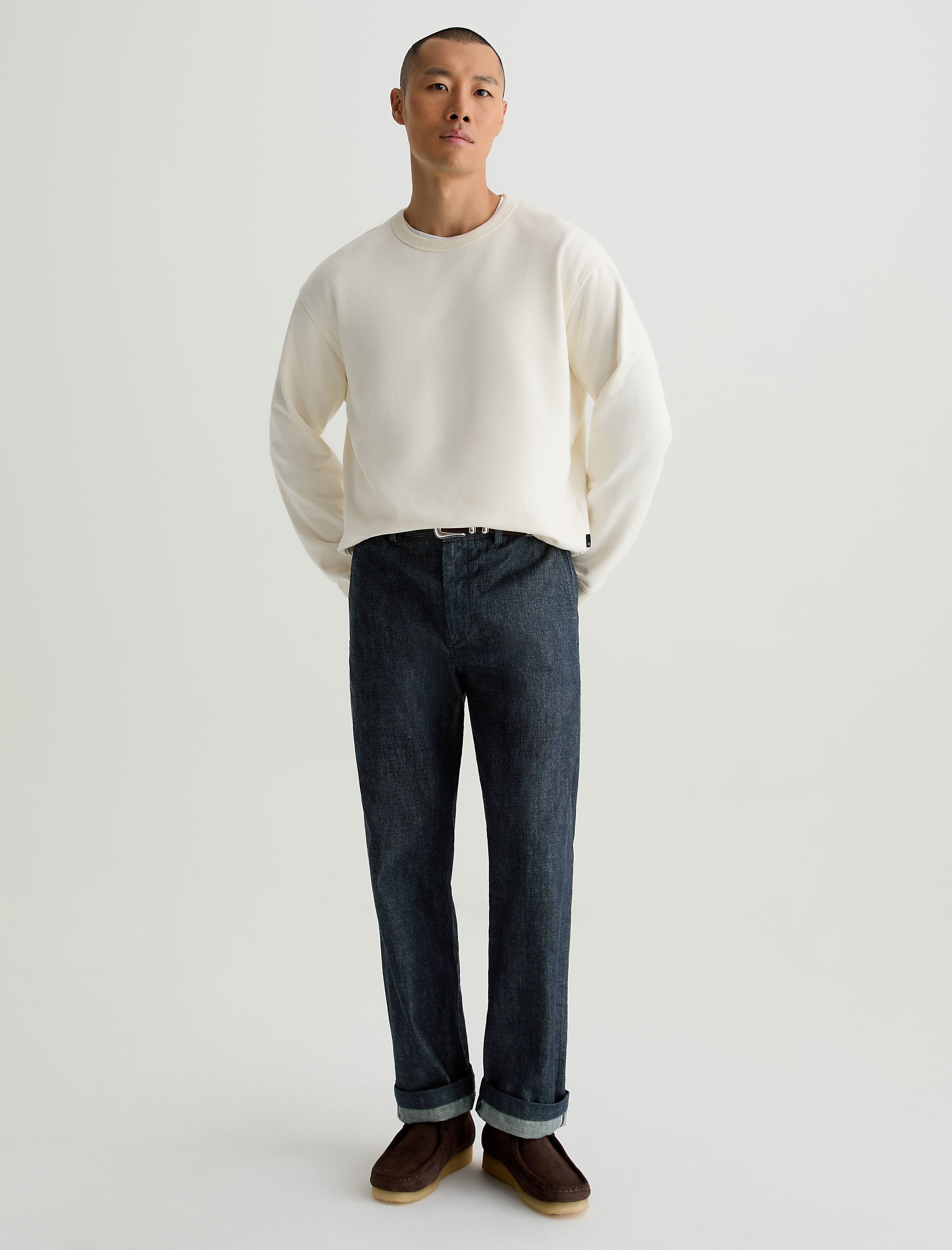 Archie Selvage Carlson Straight Trouser Men Bottom Photo 1