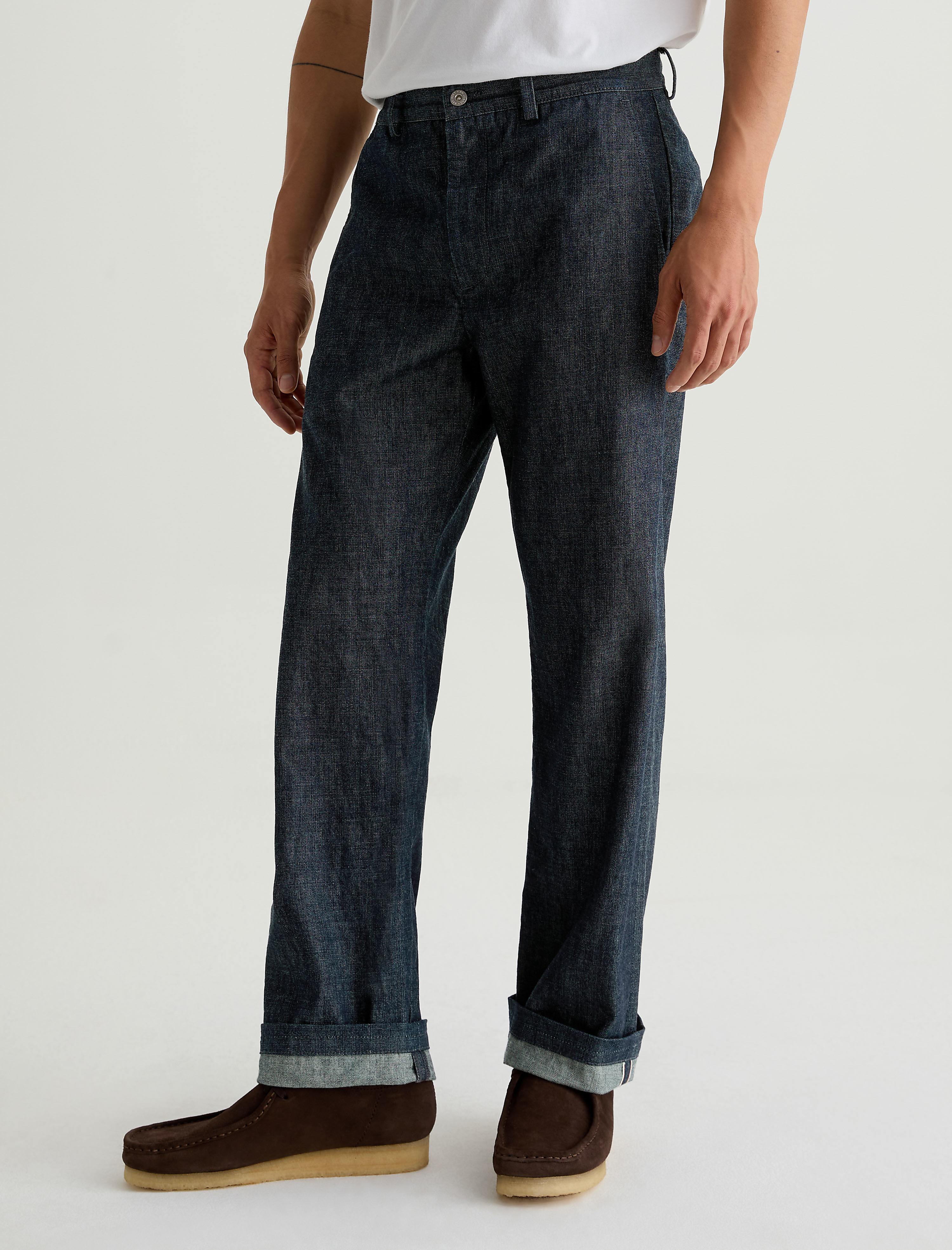 Archie Selvage Carlson Straight Trouser Men Bottom Photo 4