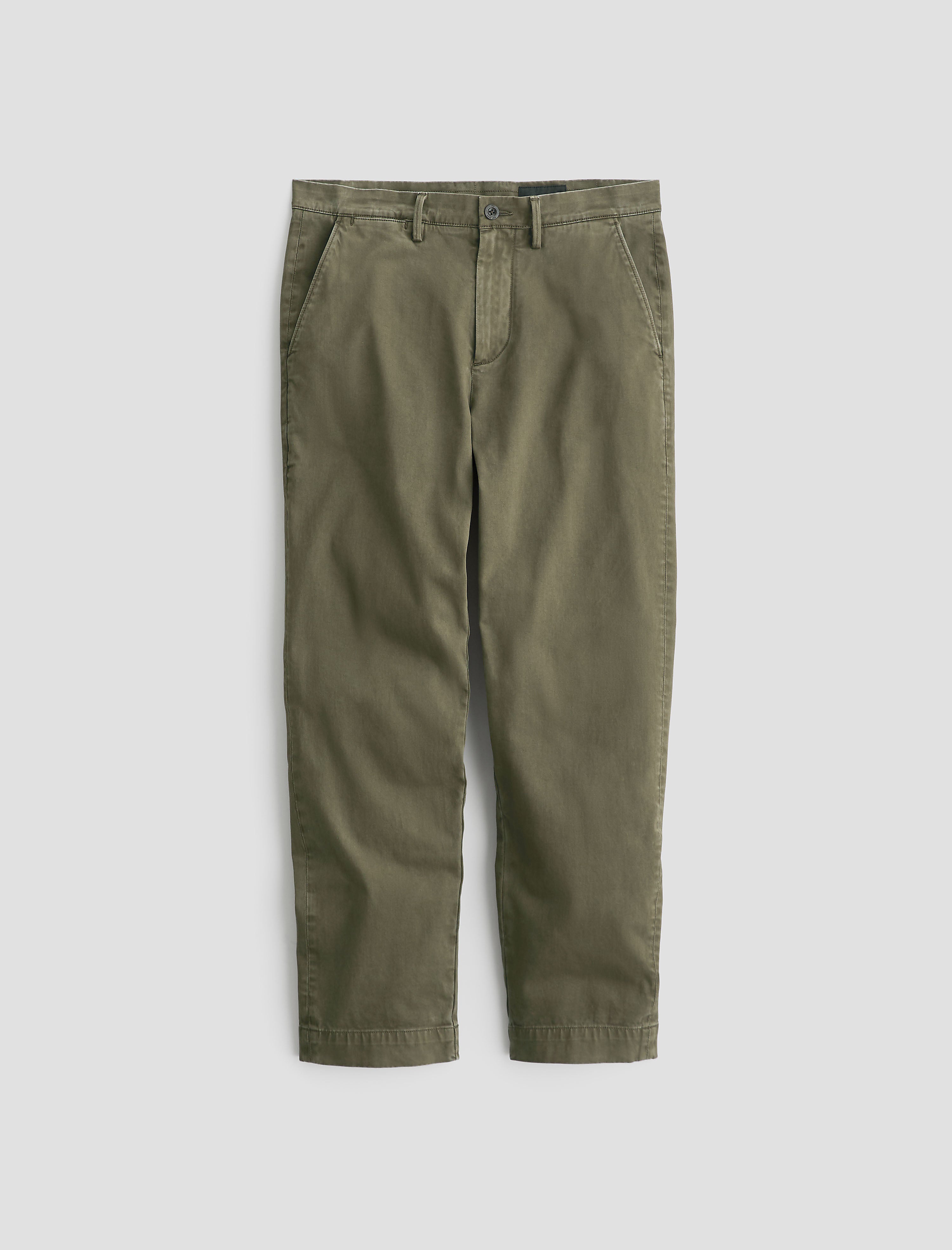 Archie Sulfur Shady Moss Straight Trouser Men Bottom Photo 9