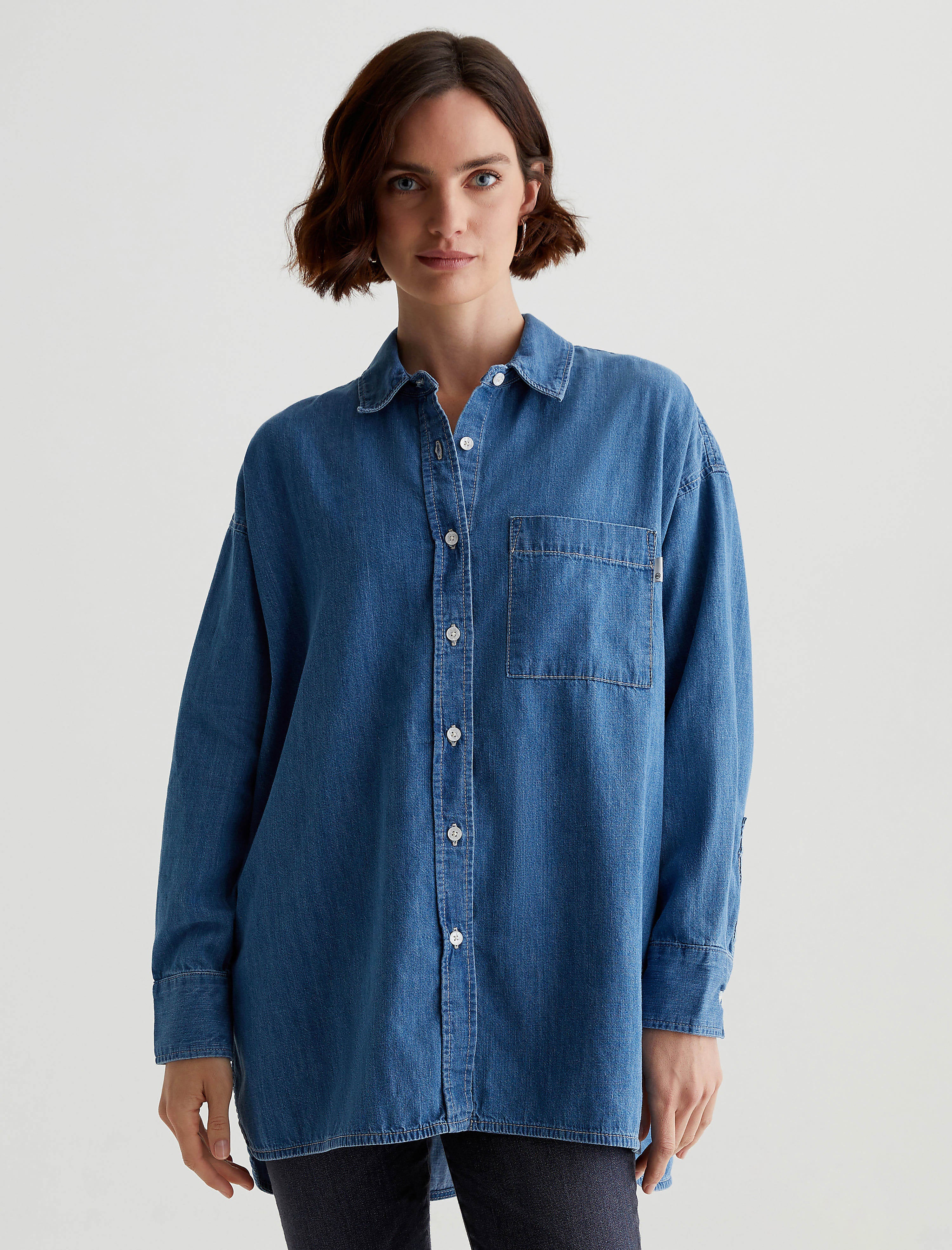 [ JEANS] Big printed T-shirt ★大人気★ Women Brea Shirt Vicente at AG Jeans Official Store