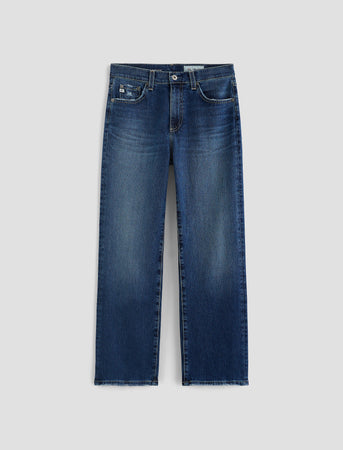 【BAON】Lont Denim Straight Pants Low Rise Straight Jean