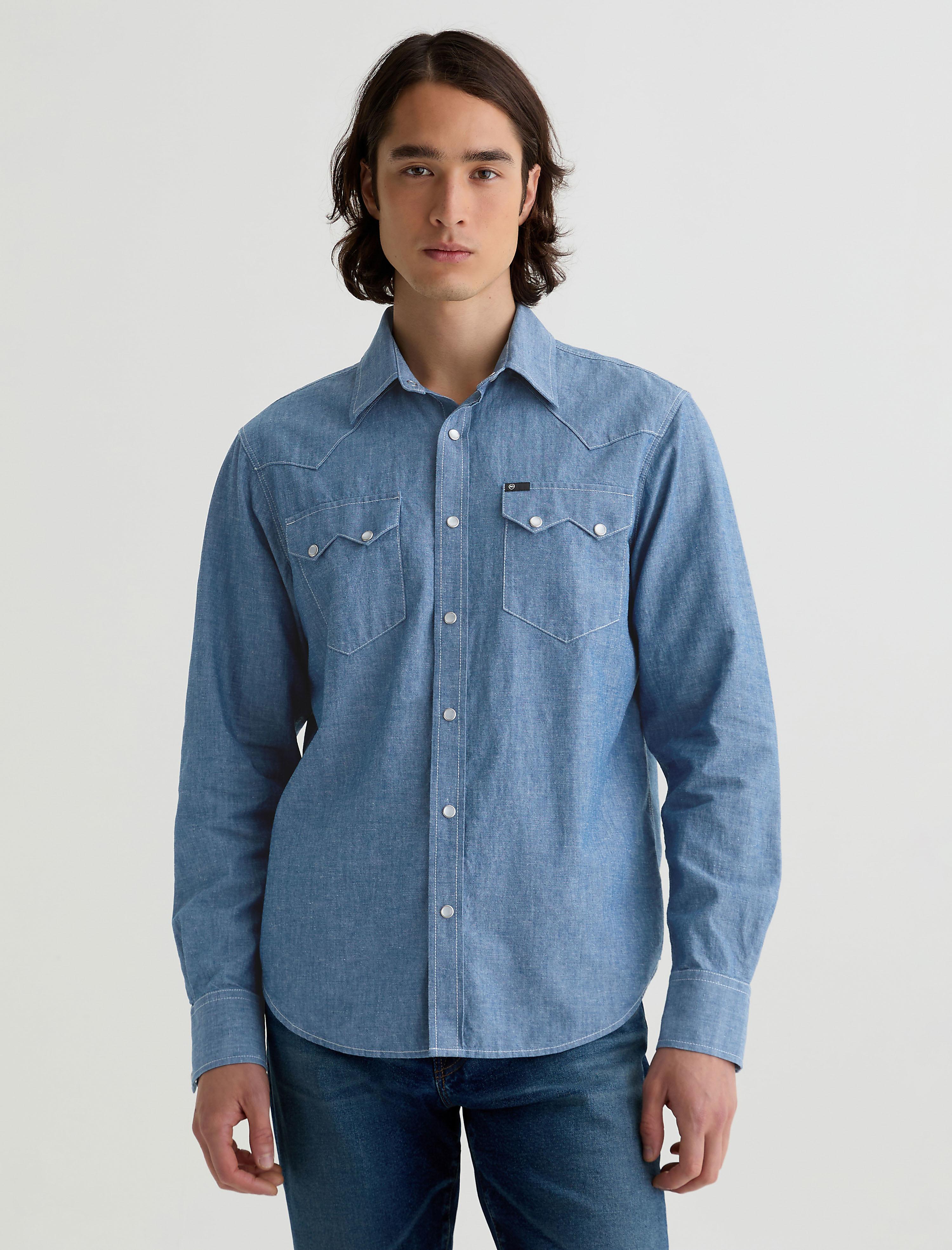 Brynner Western Shirt Desert Dawn Relaxed Fit Men Top Photo 1