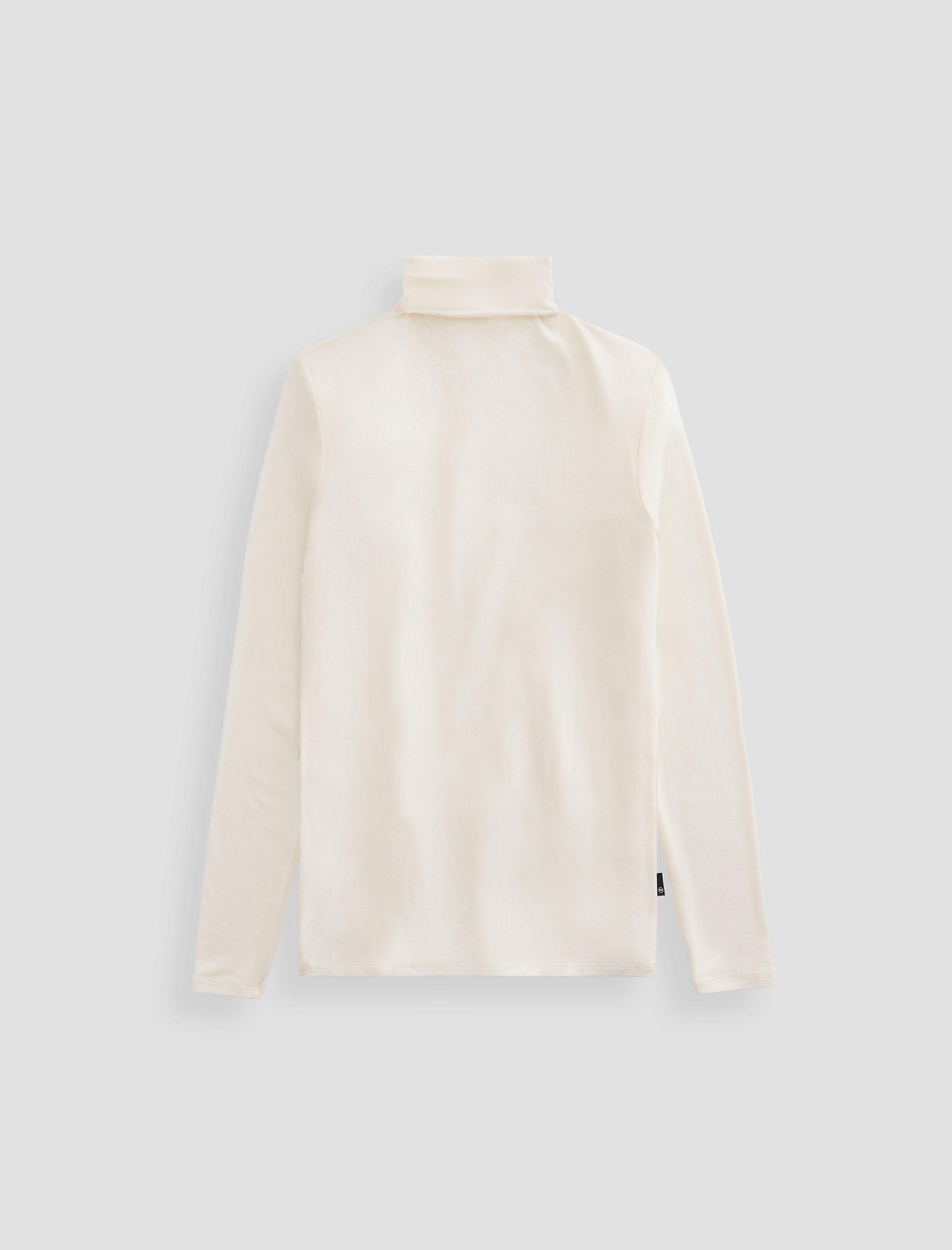 Chels Turtleneck Powder Slim Fit Long Sleeve Rib Turtleneck Women Top Photo 9