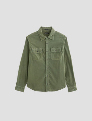 Curtis Corduroy Work Shirt Sulfur Urban Green Corduroy Classic Fit Men Top Photo 9