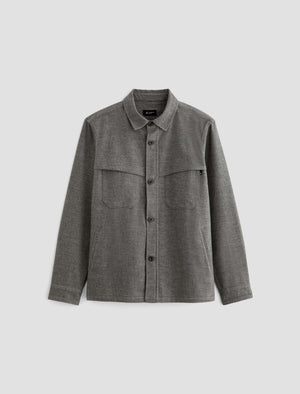 Elias Heather Charcoal Military Shirt Jacket Men Top Photo 9
