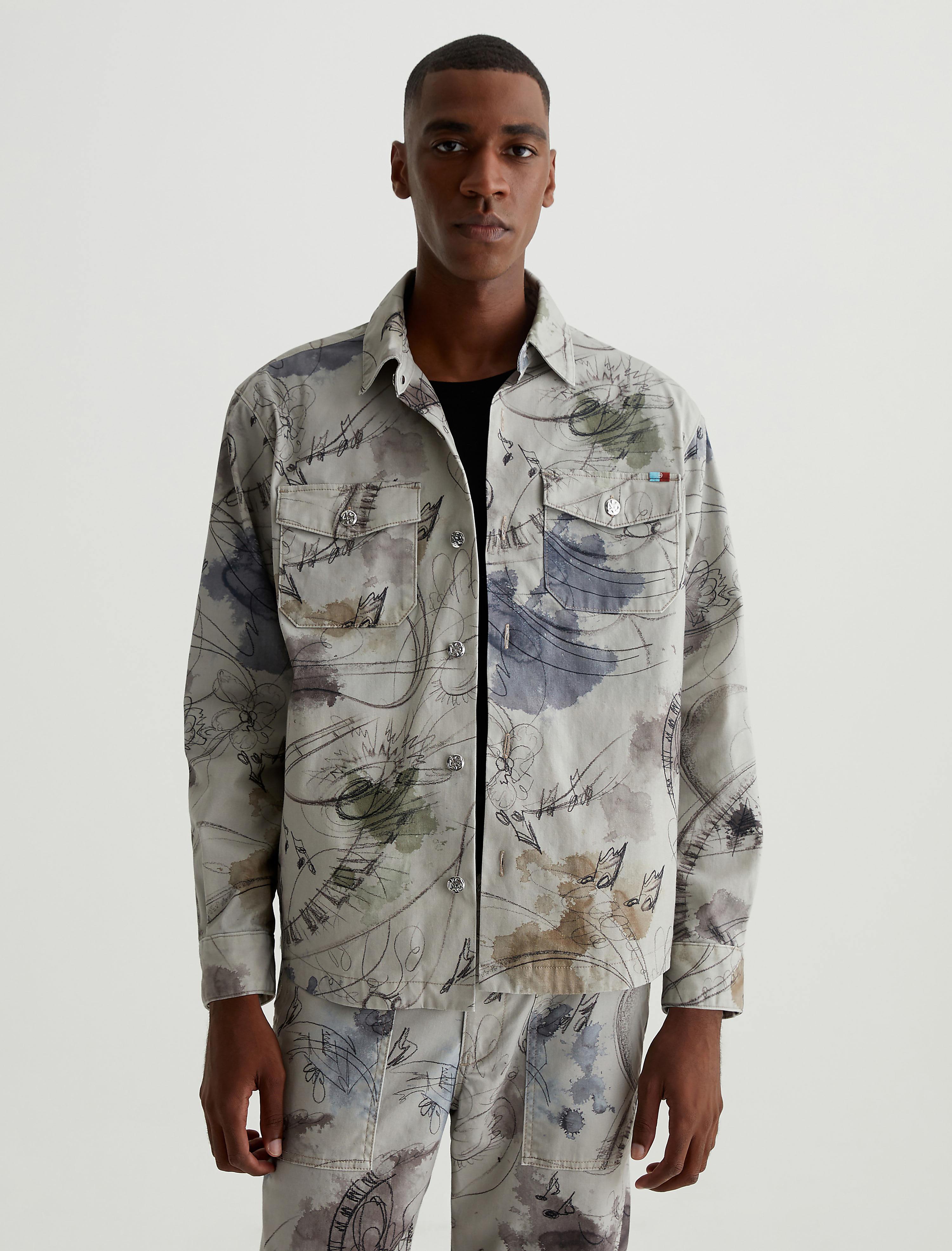 Elias Rhythm Shirt Jacket Men Top Photo 1