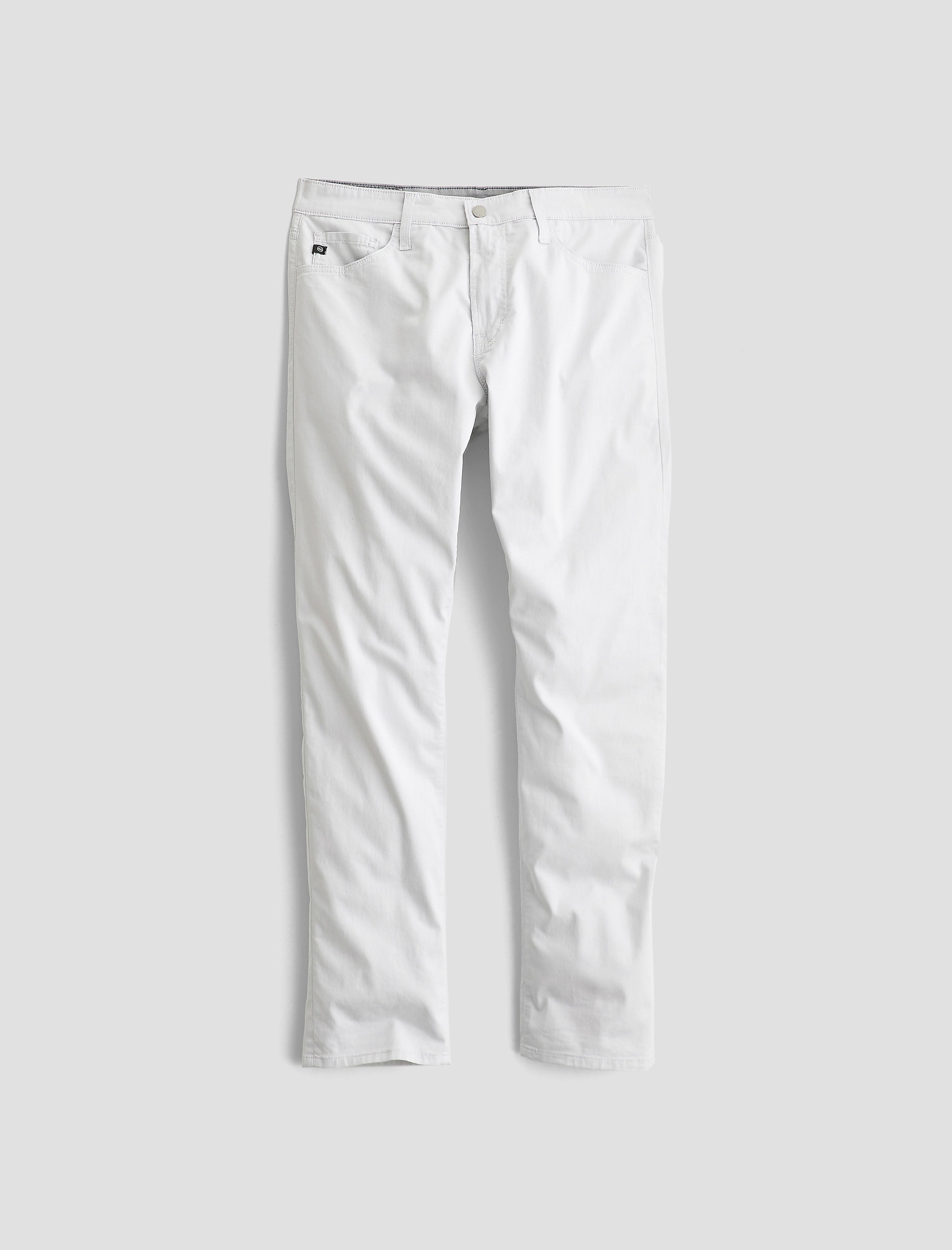 Everett Almost White Slim Straight Men Bottom Photo 9
