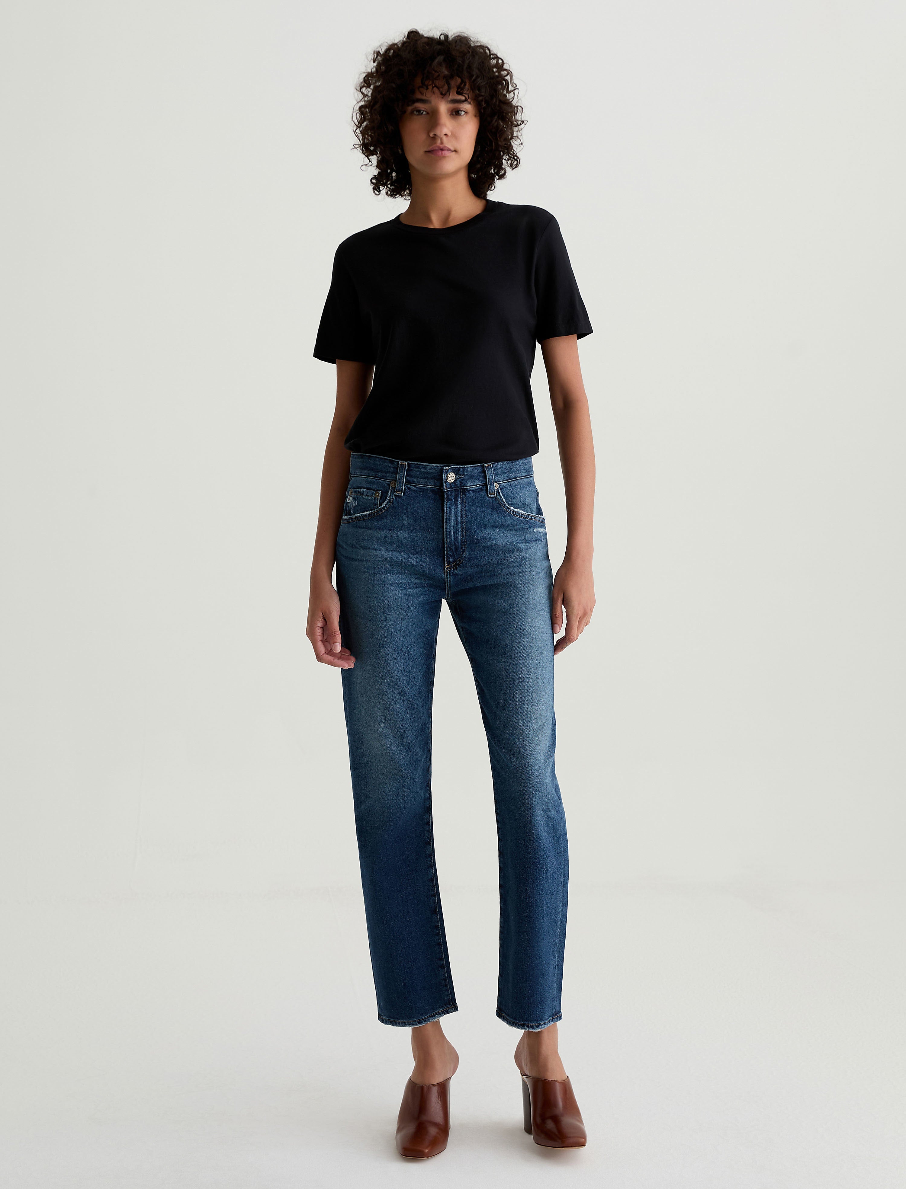【LIMITED DENIM LINE】CROP DENIM JK-AB Denim Crop Kickflare – Hello Lisa Jones