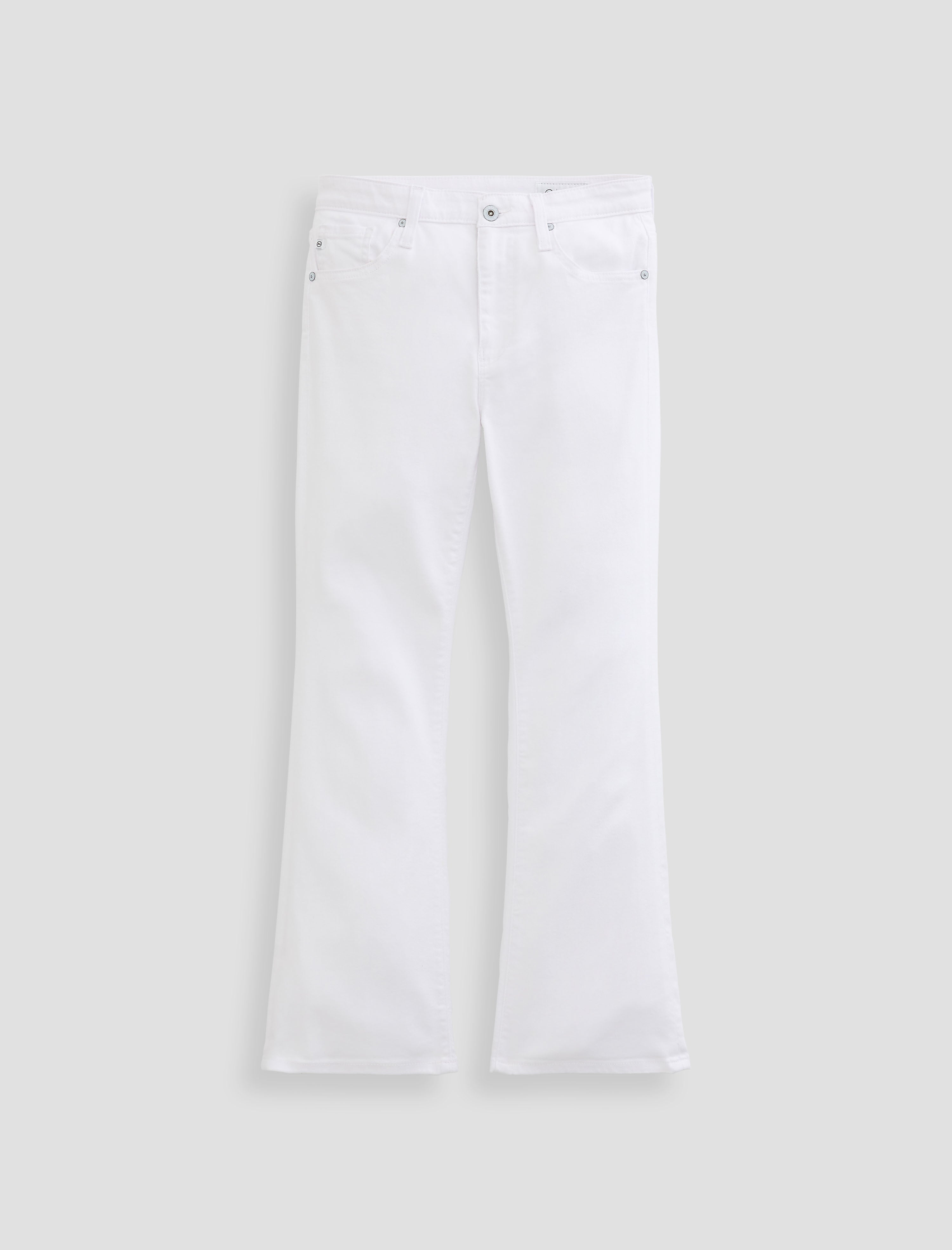 Farrah Boot Crop Gallery White Mid-Rise Fit Women Bottom Photo 9