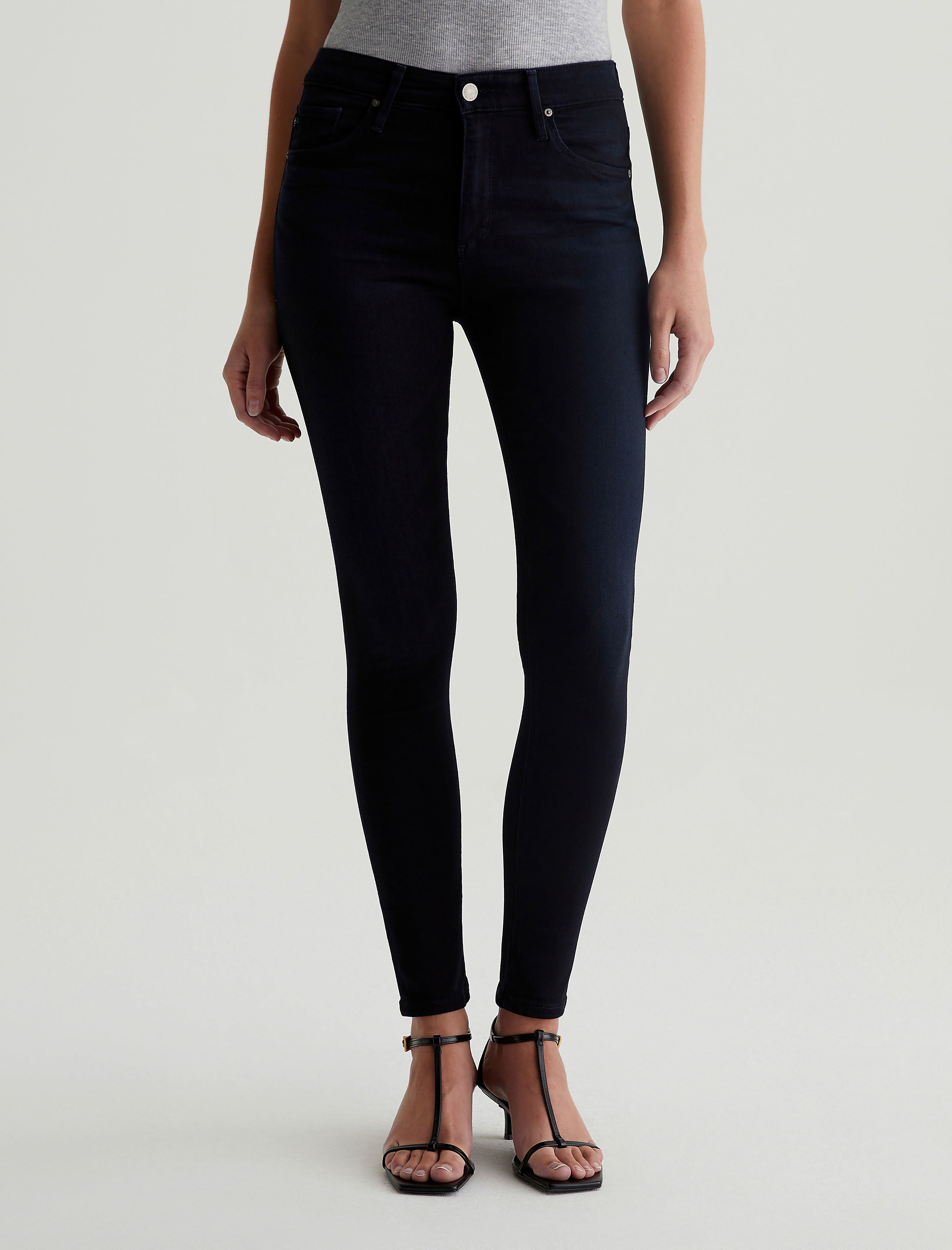 新品　AG　エージー　LEGGING ANKLE 25inc Womens Legging Ankle Super Black at AG Jeans Official Store