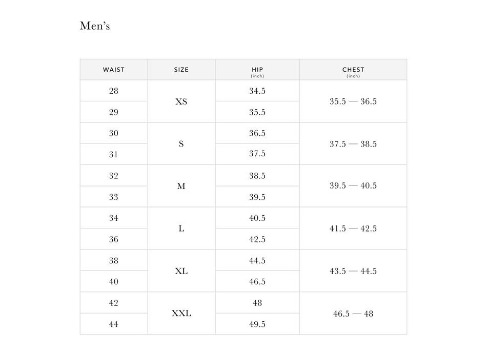 Men's Fit Guide at AG Jeans Official Store