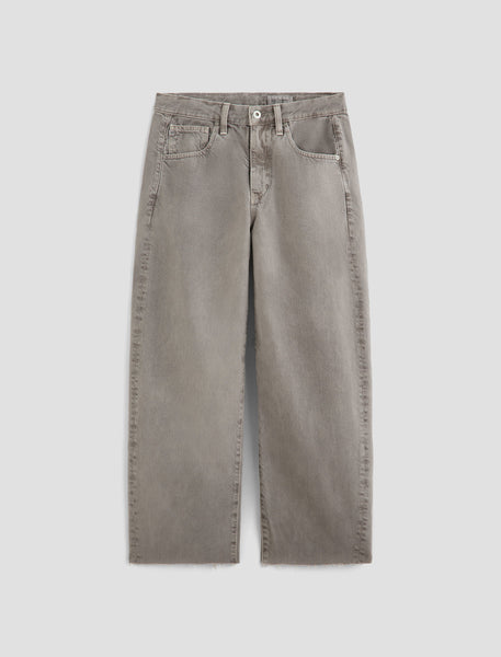 Women Hattie Crop Sulfur Pebble Grey at AG Jeans Official Store