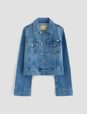 Isa Jacket Flashback Cropped Trucker Jacket Women Top Photo 9