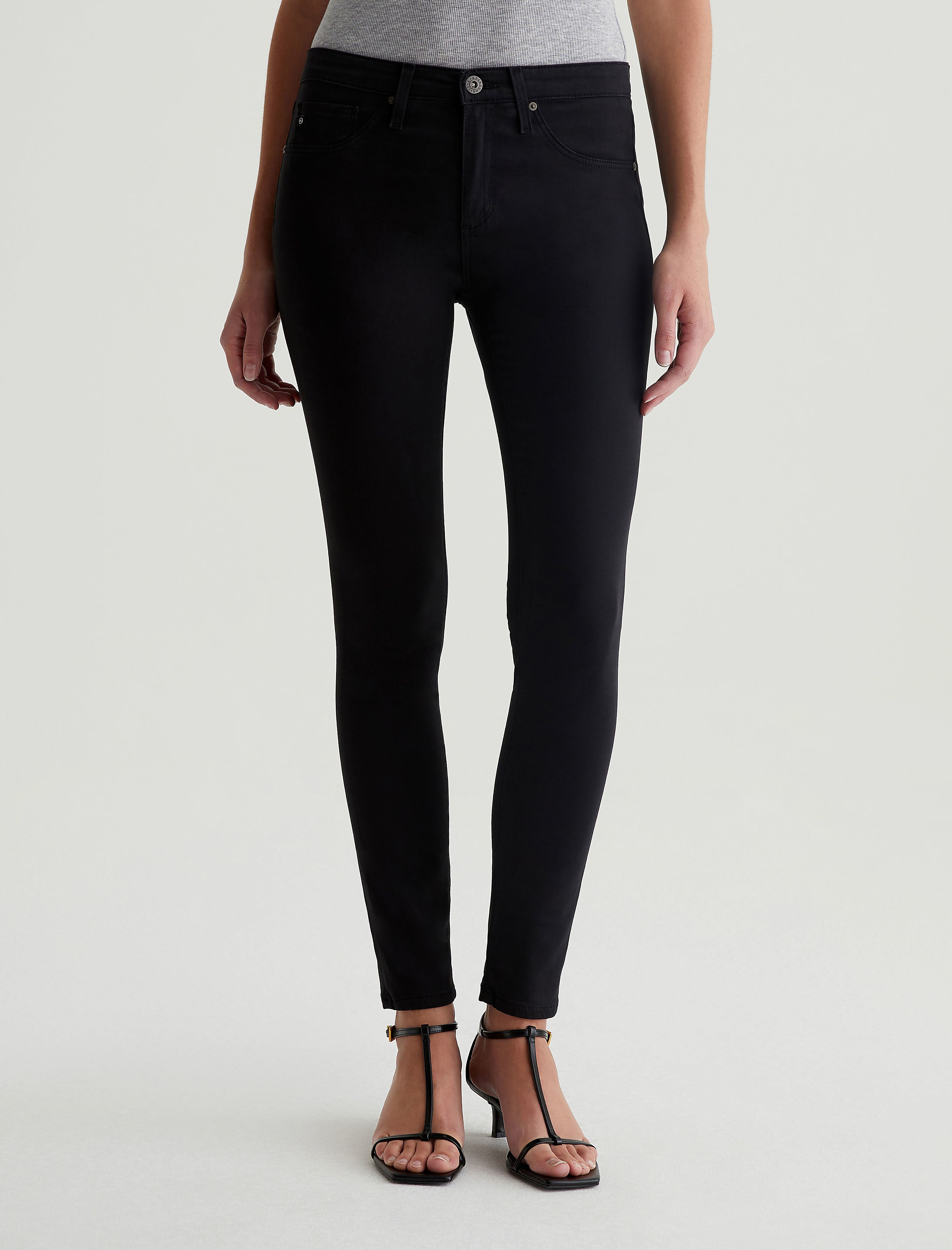 【AG】Legging Ankle スーパースキニーアンクルデニム フィット Womens Legging Ankle Super Black at AG Jeans Official Store