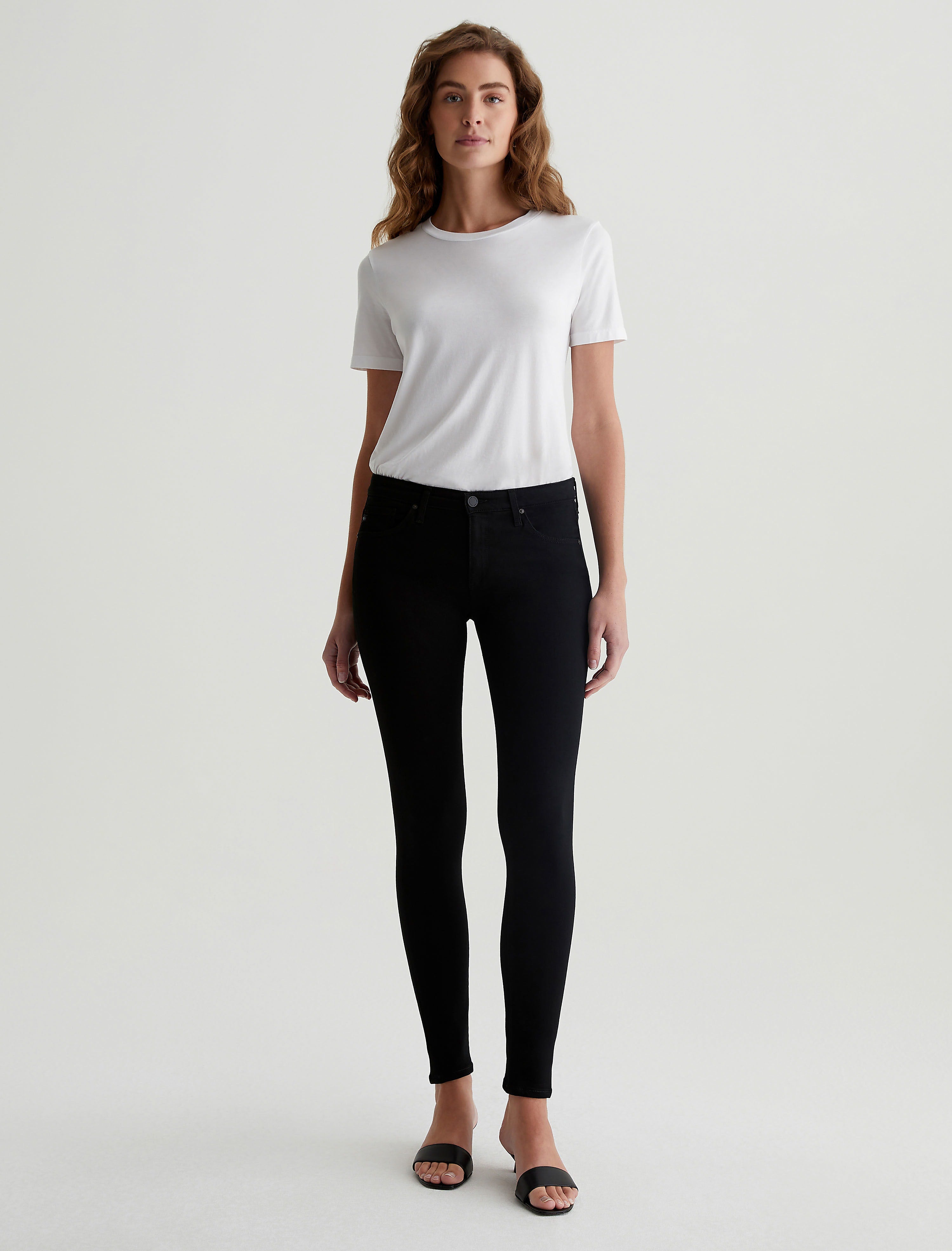 Womens Legging Ankle Super Black at AG Jeans Official Store