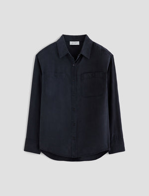 Leny Sulfur Black Relaxed Shirt Women Top Photo 9