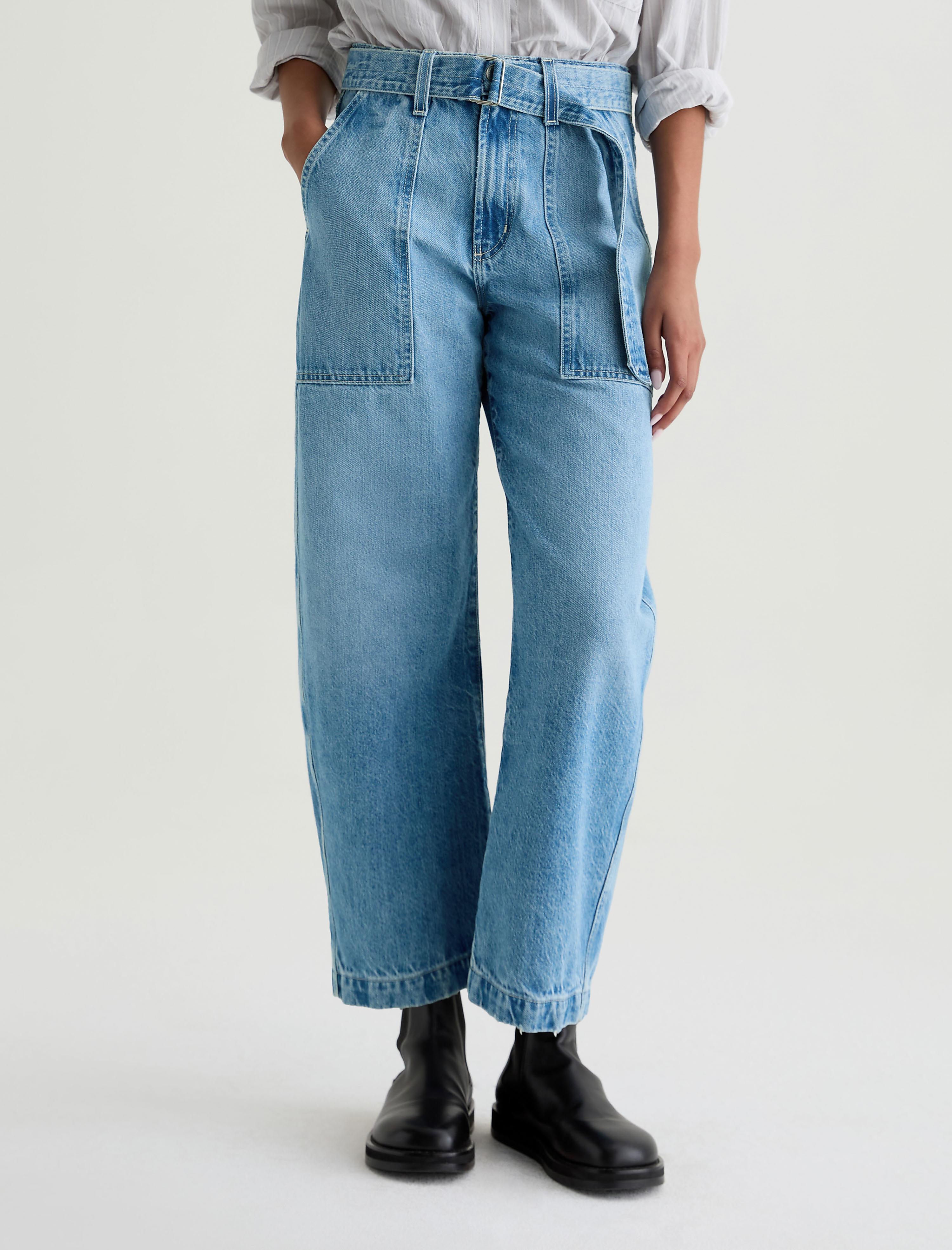 Liddie Irresistible Belted High-Rise Barrel Women Bottom Photo 2