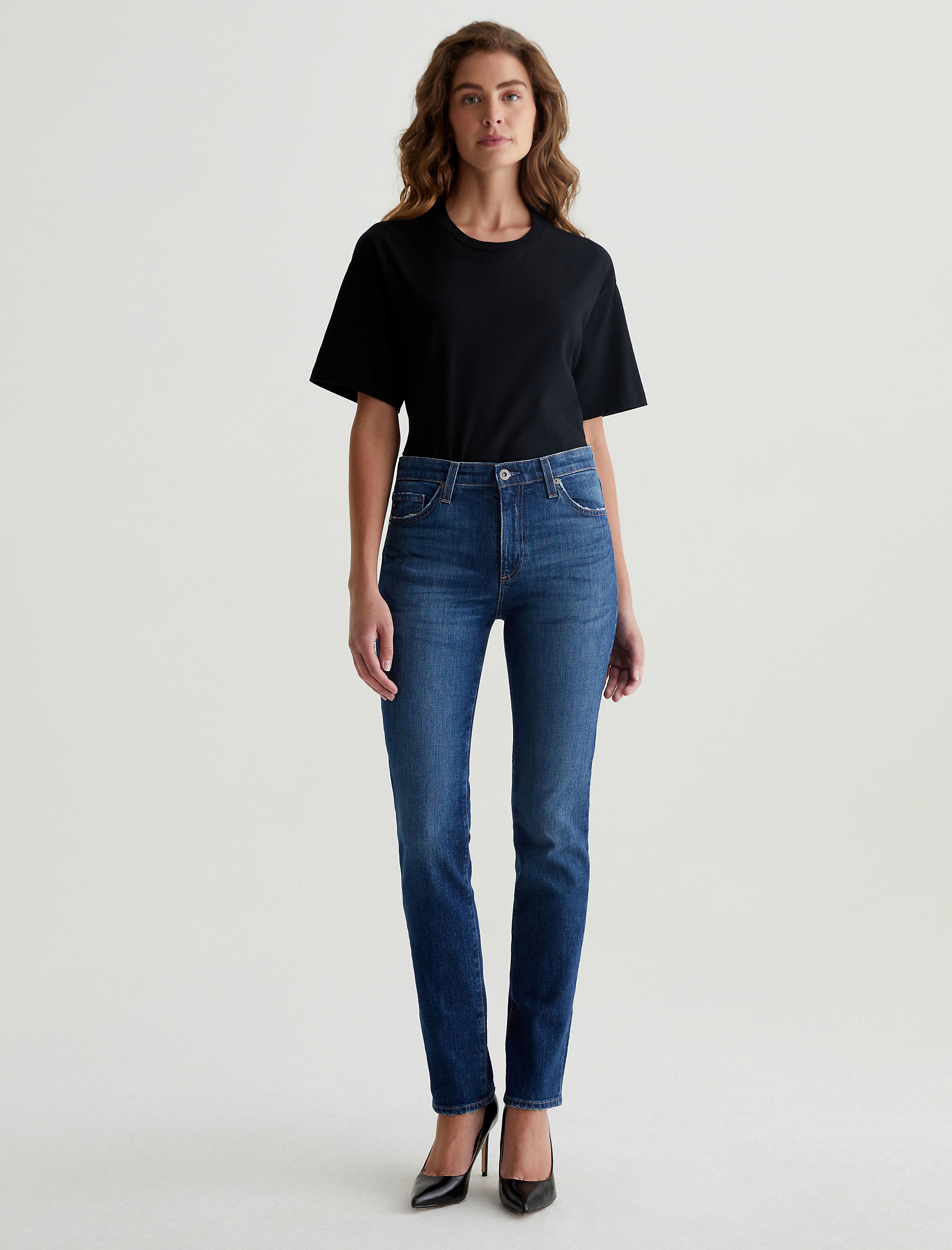 【MARITHE】関税込★W HIGH STRAIGHT DENIM PANTS / 0MG22SDP101 Designer fashion, Seoul-fully created | W Concept