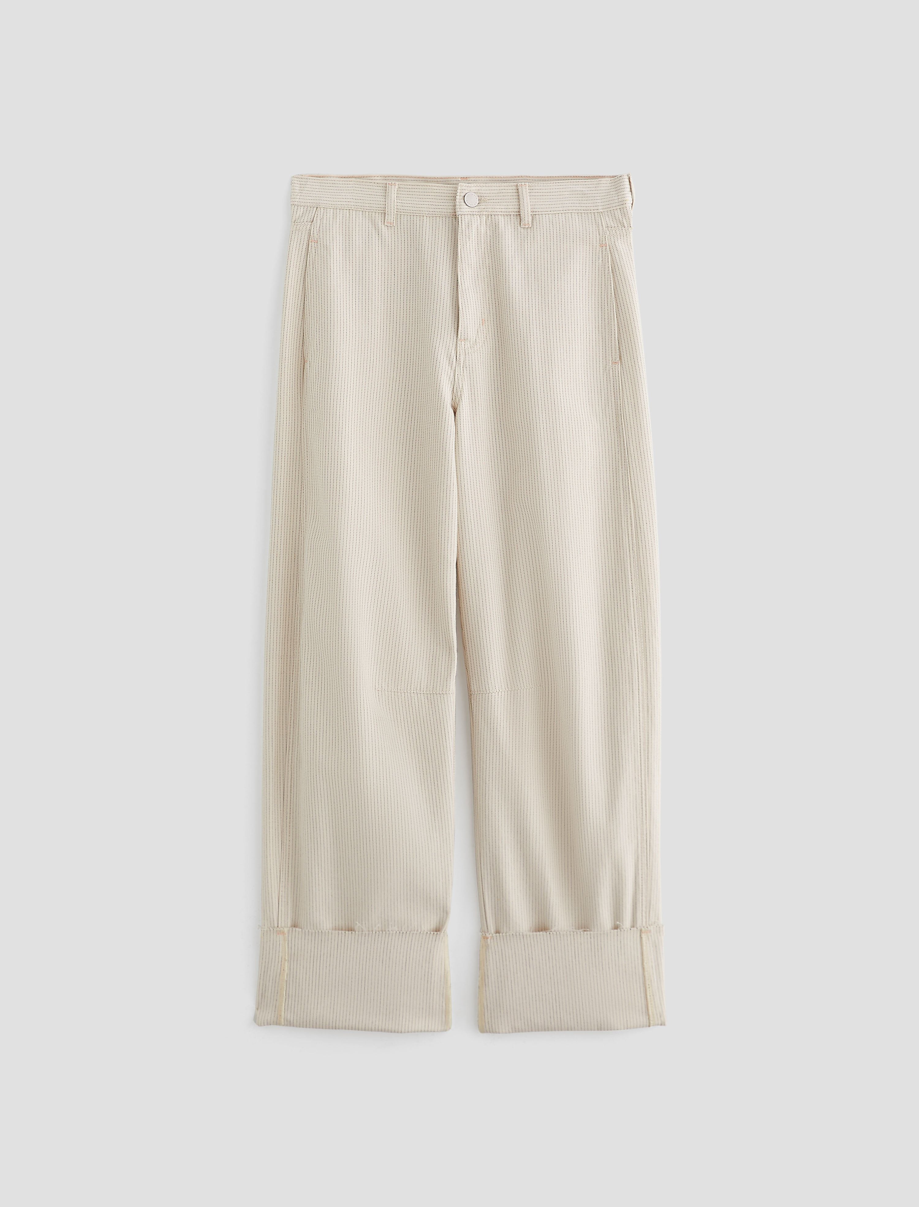 Mercer Blush Canvas High-Rise Barrel Women Bottom Photo 9