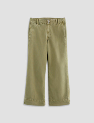 Natasha Sulfur Basil Mid-Rise Crop Women Bottom Photo 9