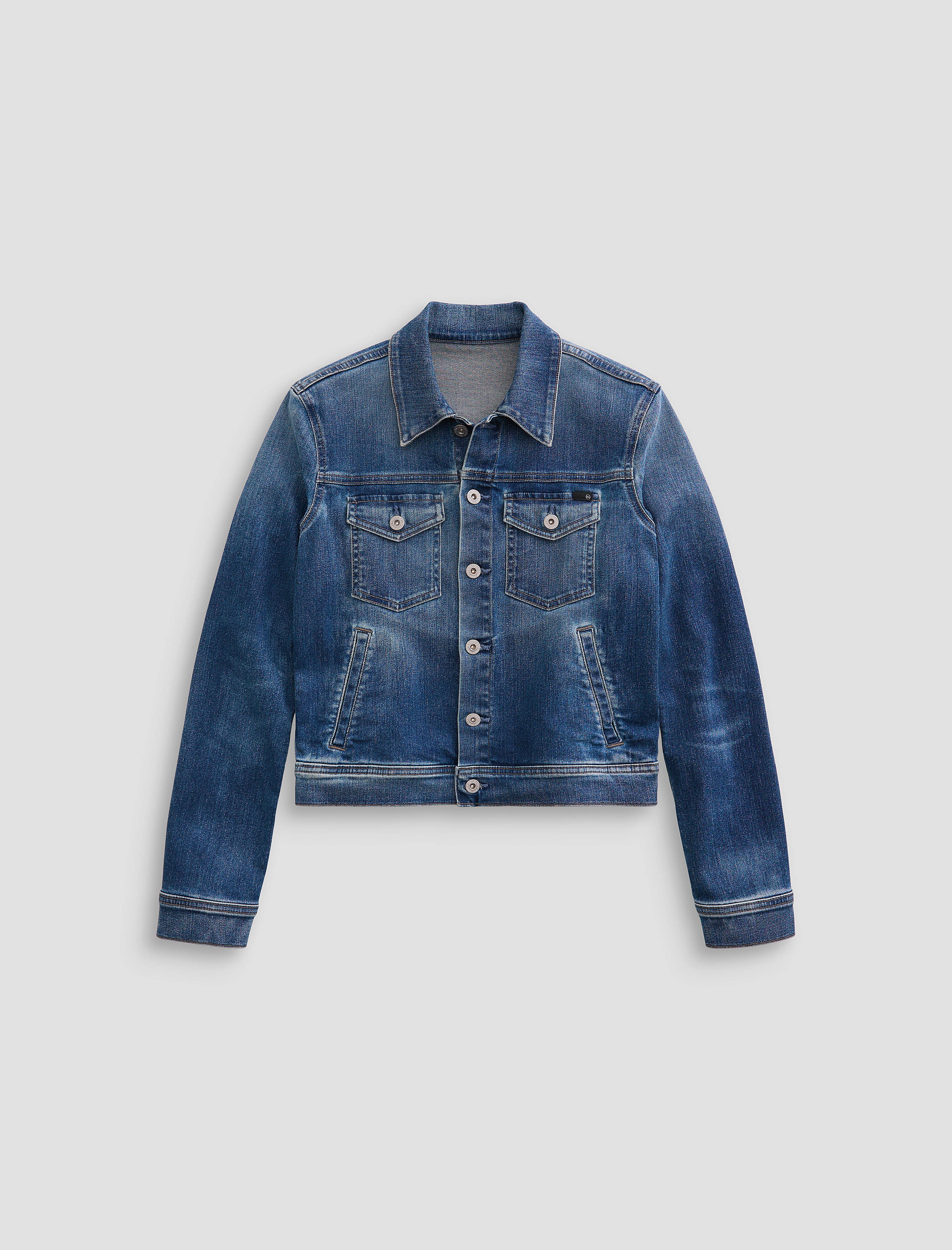 【3】 echeveria Aged Denim Jacket Women Robyn Jacket 9 Years Enchantment at AG Jeans Official Store