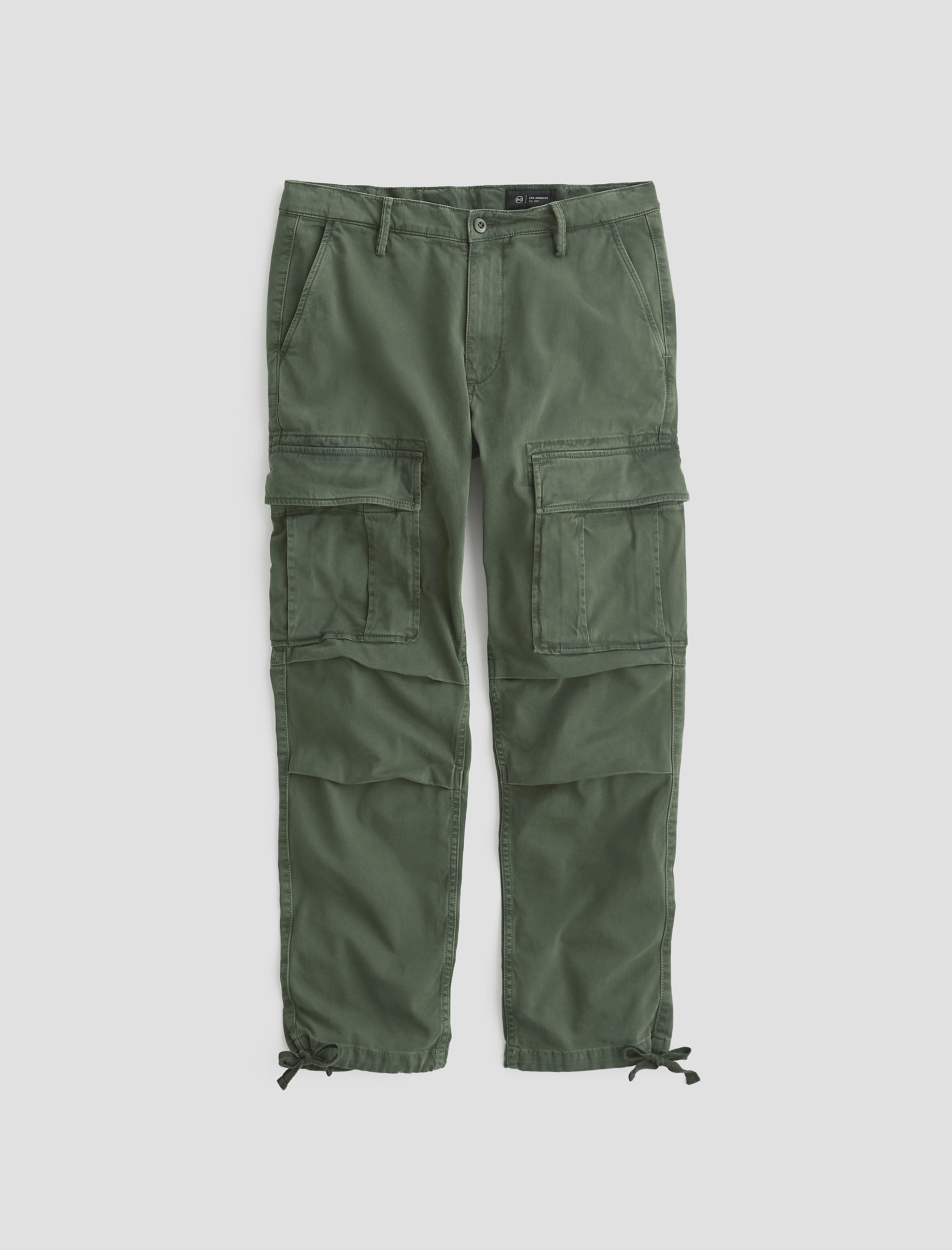 Rover Sulfur Urban Green Relaxed Cargo Men Bottom Photo 9