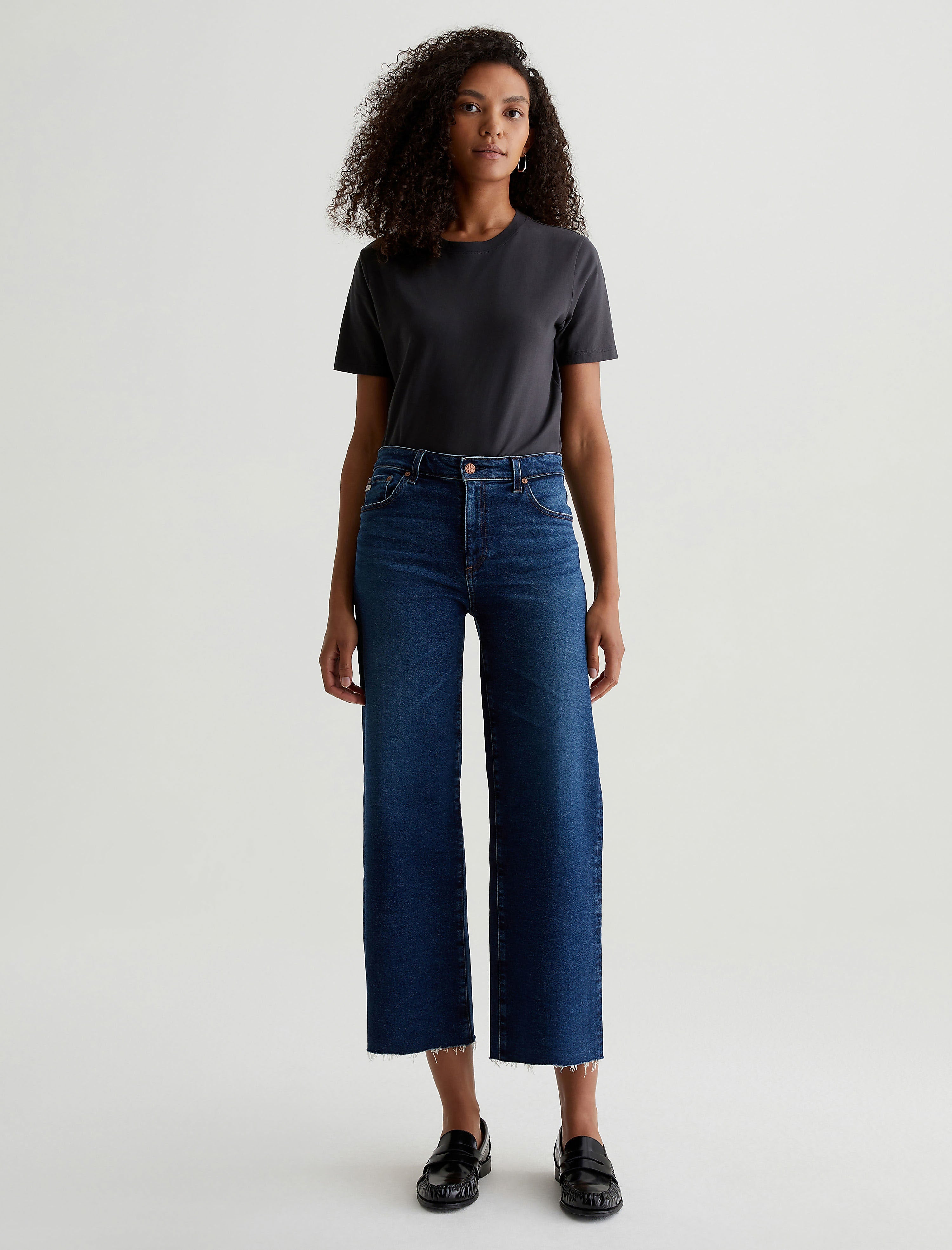 Saige Wide Leg Crop 7 Years Antwerp Mid-Rise Fit Women Bottom Photo 1