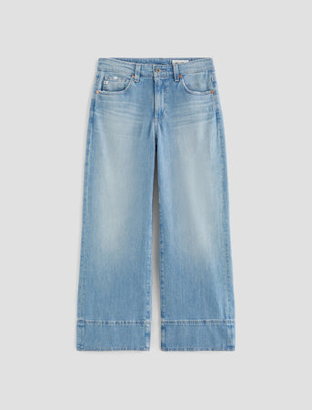 【AG】Saige Wide Leg Crop デニム ワイド シンプル ポケット Women Saige Wide Leg Crop Dana Point at AG Jeans Official Store