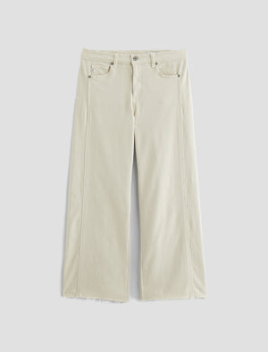 Saige Wide Leg Crop With Panel Opal Stone Mid-Rise Paneled Fit Women Bottom Photo 9