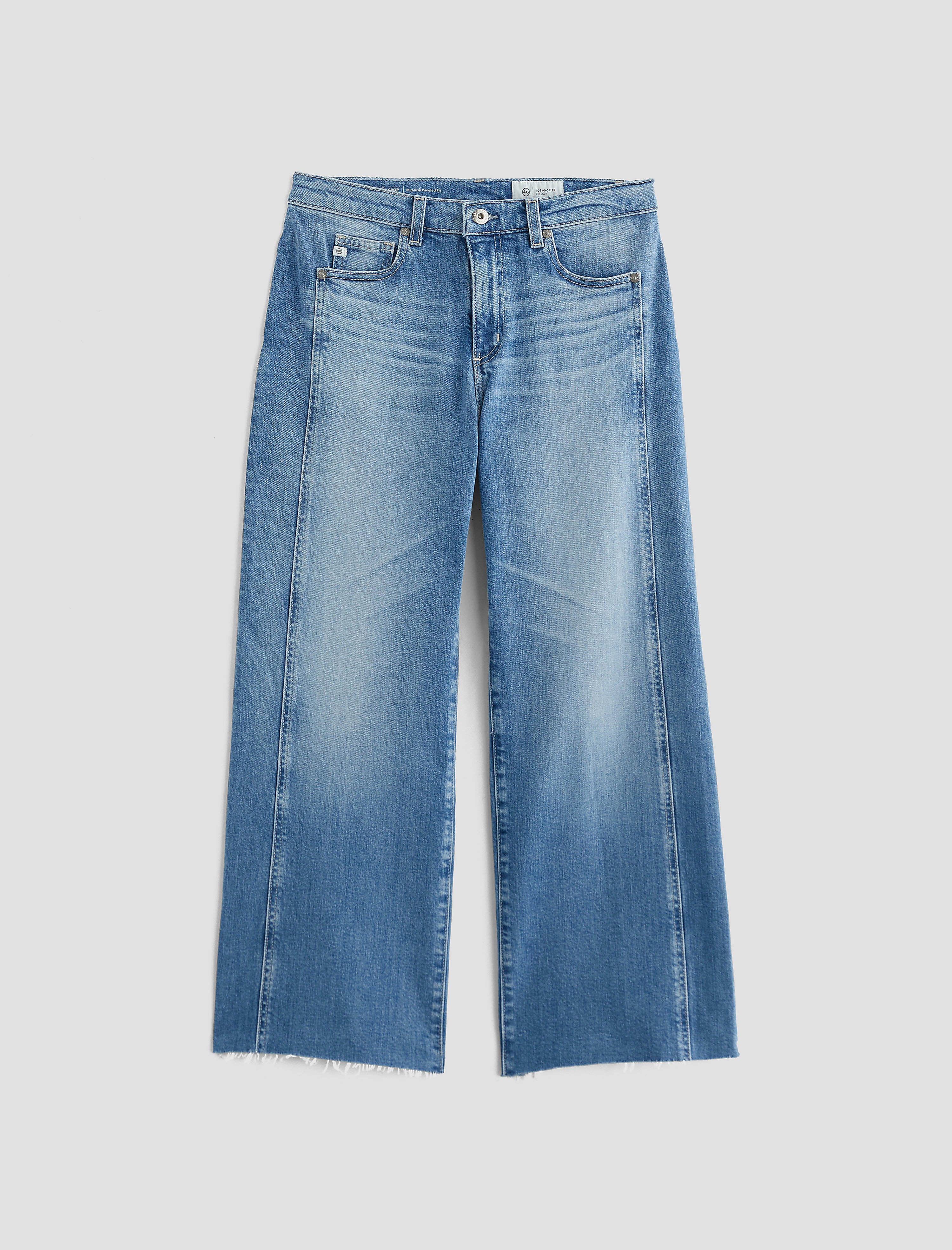 Saige Wide Leg Crop With Panel Rosarito Mid-Rise Paneled Fit Women Bottom Photo 9