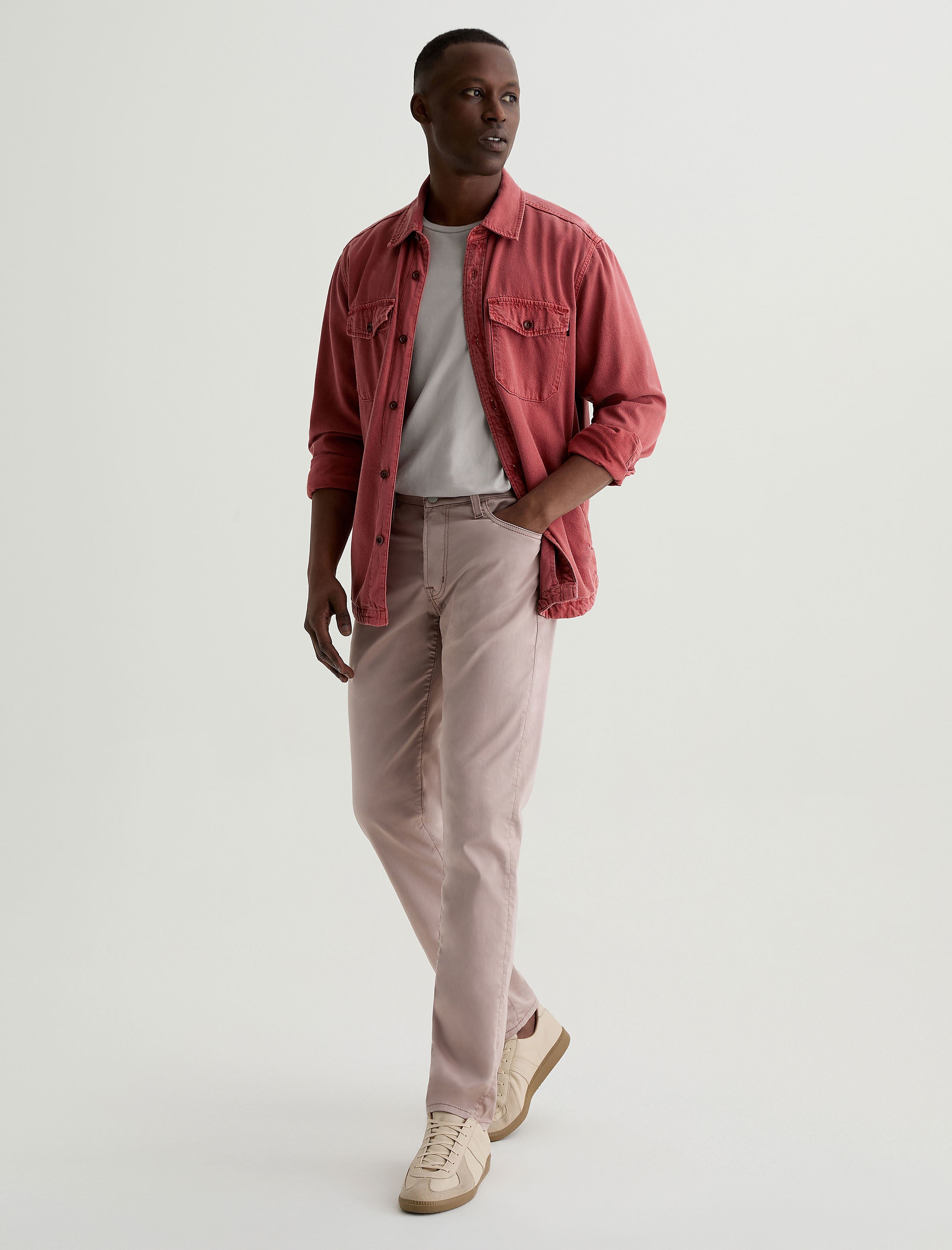 Tellis Commuter Performance Desert Mauve Modern Slim Men Bottom Photo 1